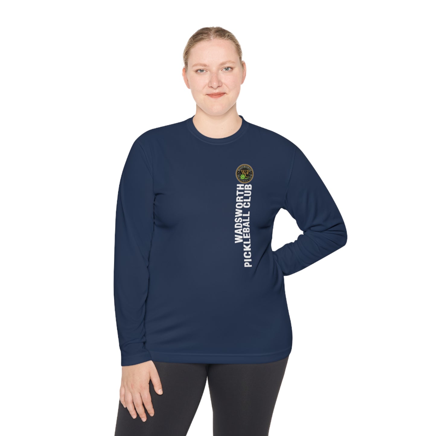 WPC COLOR VERTICAL LOGO SPORT-TEK (FRONT & BACK) - Unisex Lightweight Long Sleeve Tee