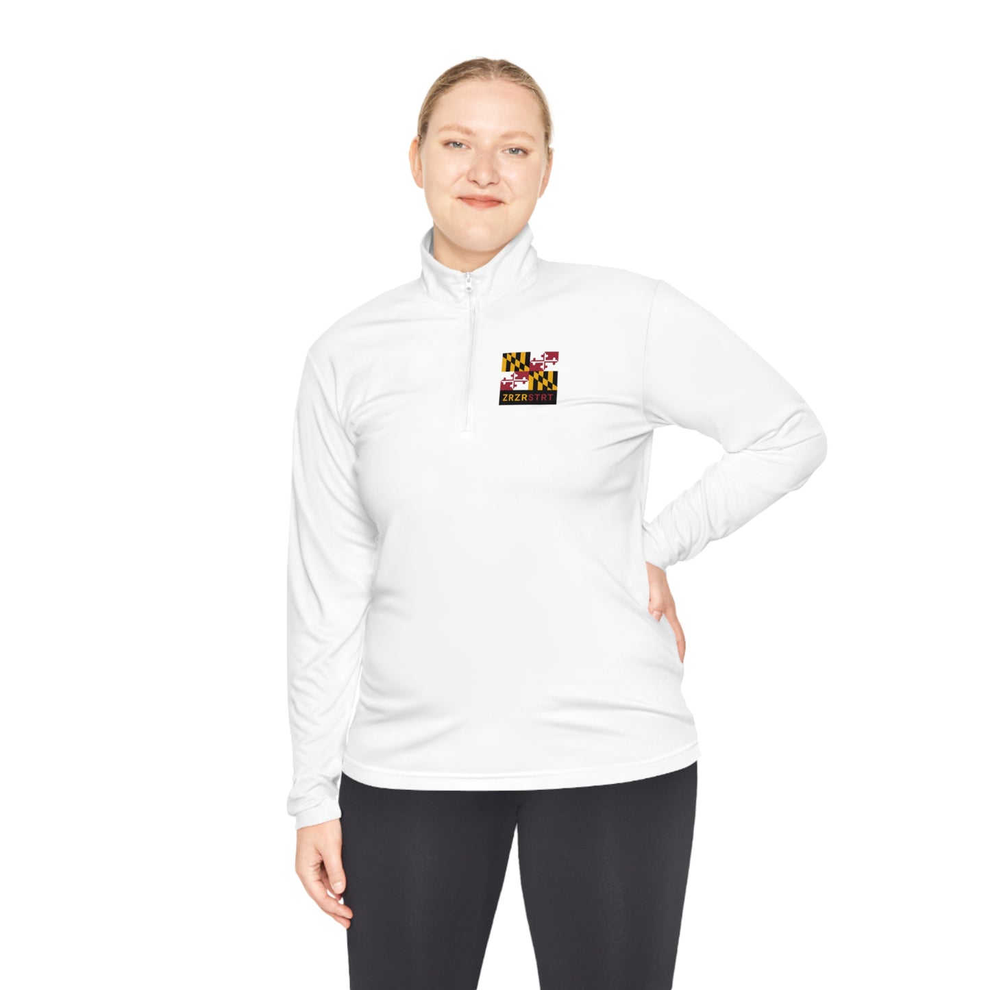 MARYLAND ZERO, ZERO, START, SPORT-TEK, Unisex Quarter-Zip Pullover