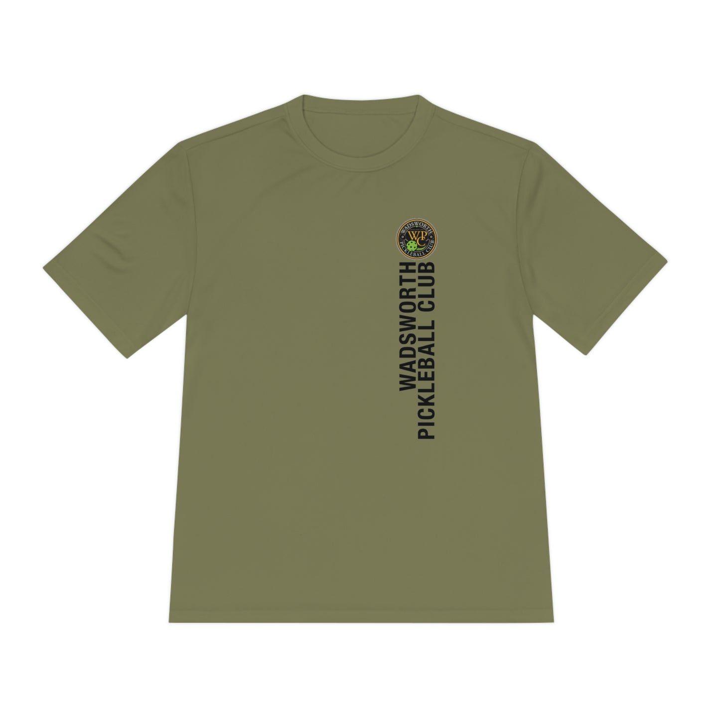 WPC COLOR VERTICAL LOGO SPORT-TEK (FRONT & LOGO BACK) - Unisex Moisture Wicking Tee