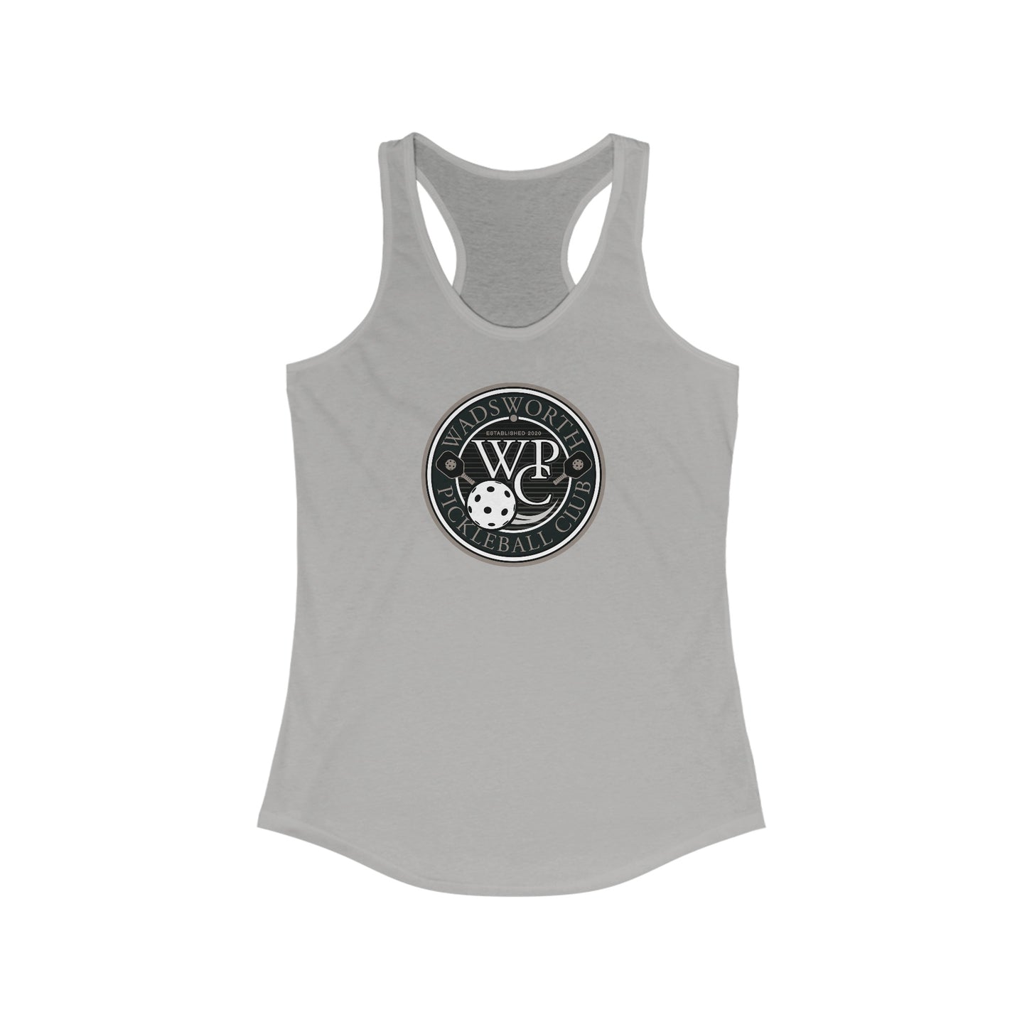 WPC GRAY LOGO (FRONT ONLY) - Women's Ideal Racerback Tank