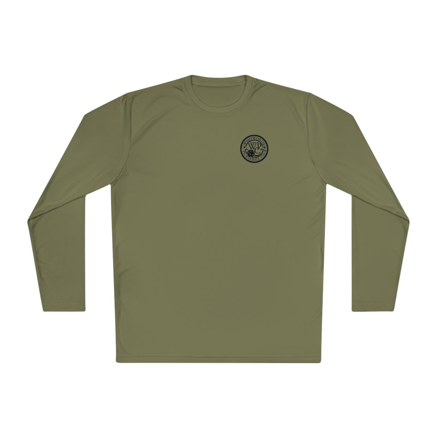 WPC WHITE-BLACK LOGOS SPORT-TEK (FRONT & BACK) - Unisex Lightweight Long Sleeve Tee