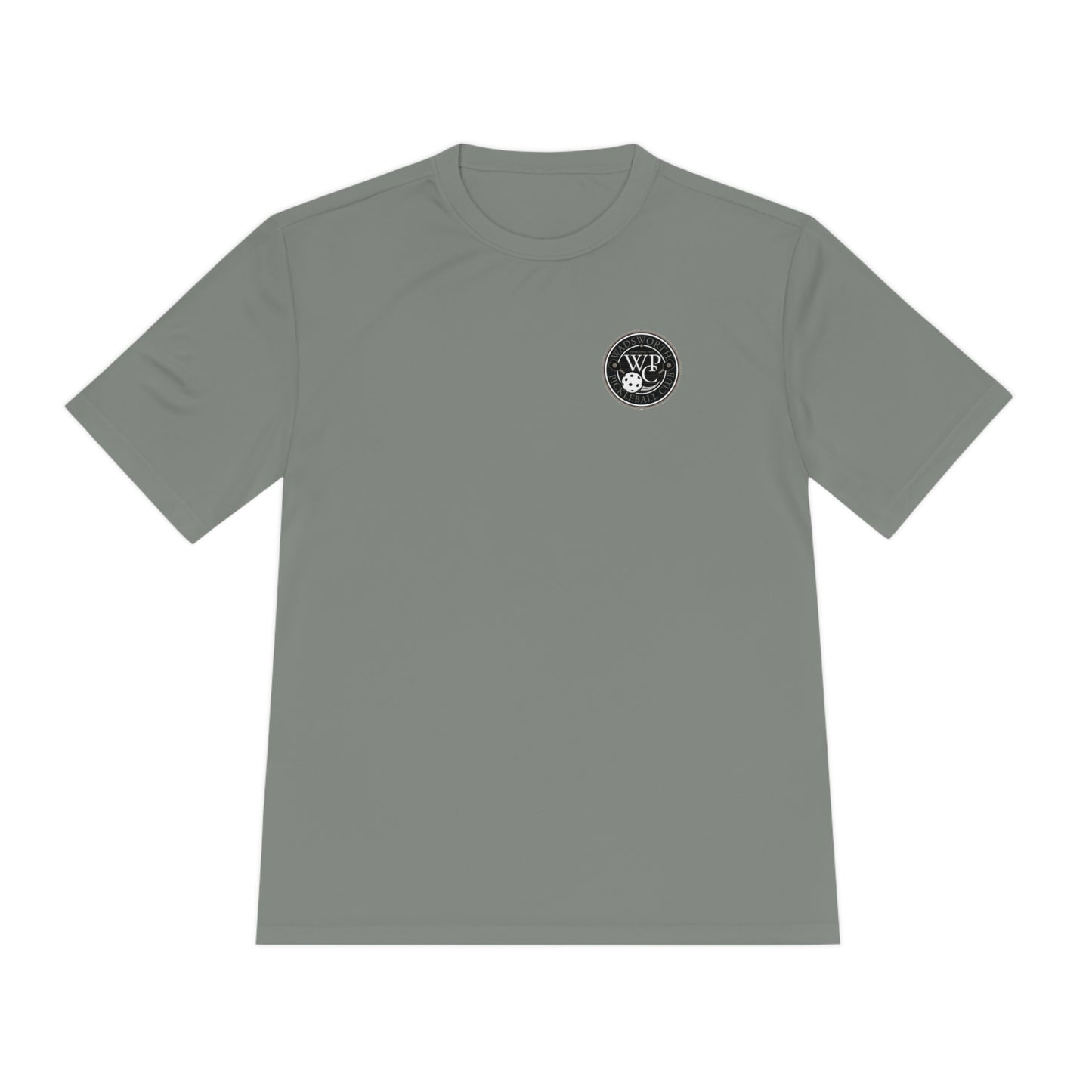 WPC GRAY POCKET LOGO SPORT-TEK (FRONT & LOGO BACK) - Unisex Moisture Wicking Tee