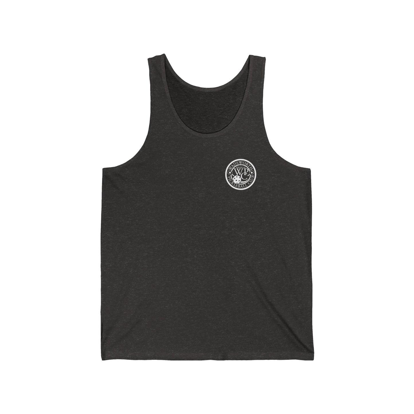 WPC WHITE-BLACK POCKET LOGO (FRONT & BACK) - Unisex Jersey Tank