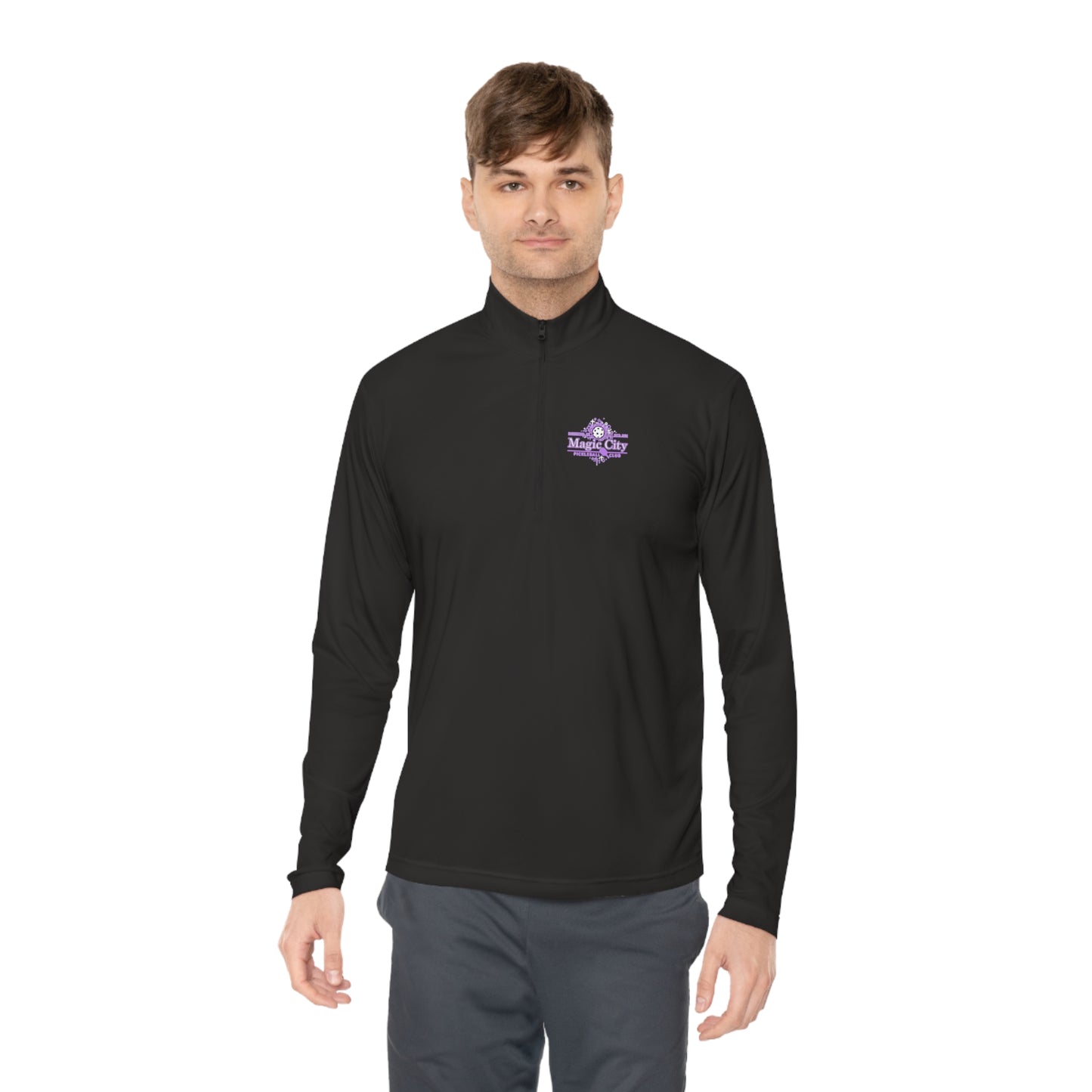 MCPC LOGO (FRONT & PICKLEBALL BACK) - Unisex Quarter-Zip Pullover