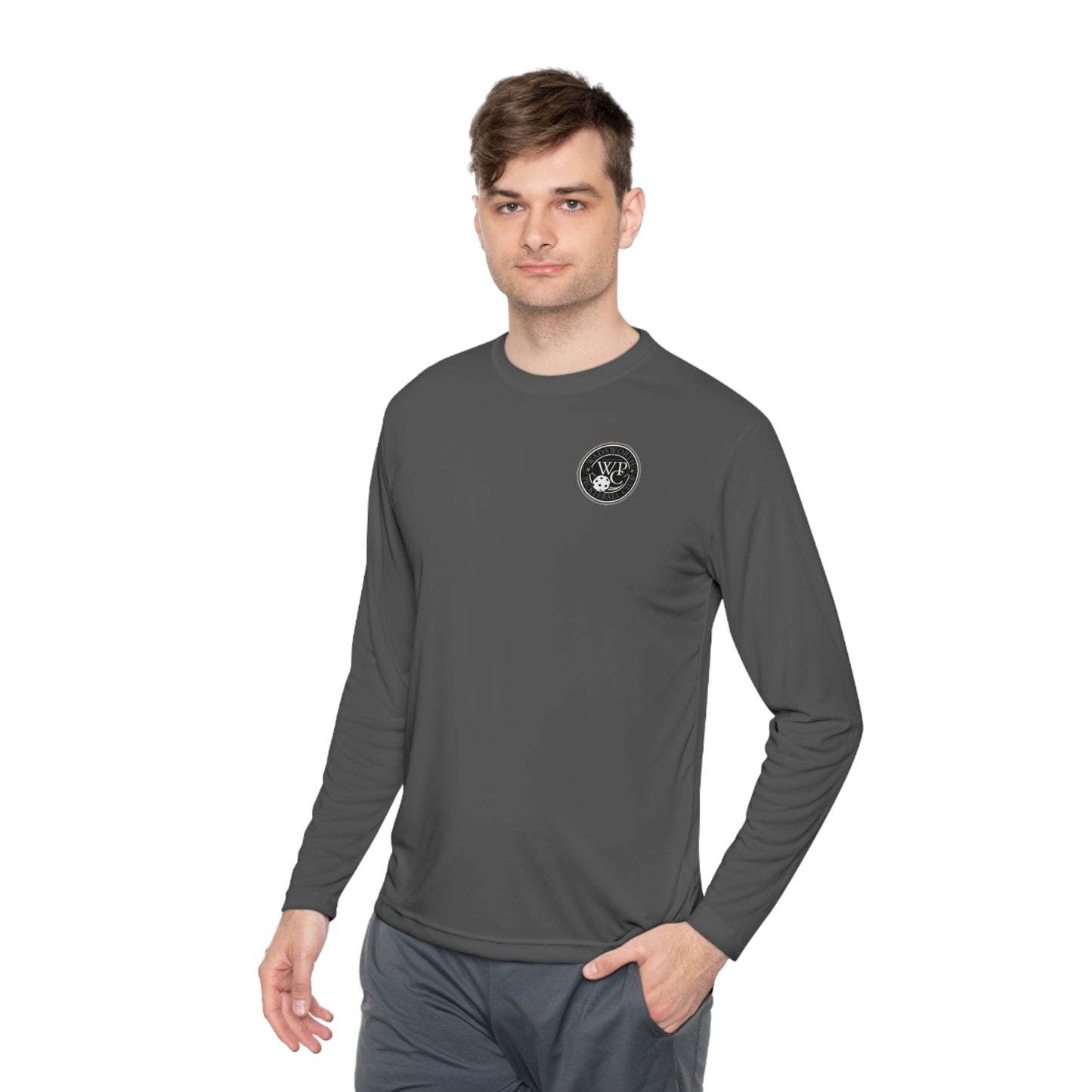 WPC GRAY LOGO SPORT-TEK (FRONT & BACK) - Unisex Lightweight Long Sleeve Tee