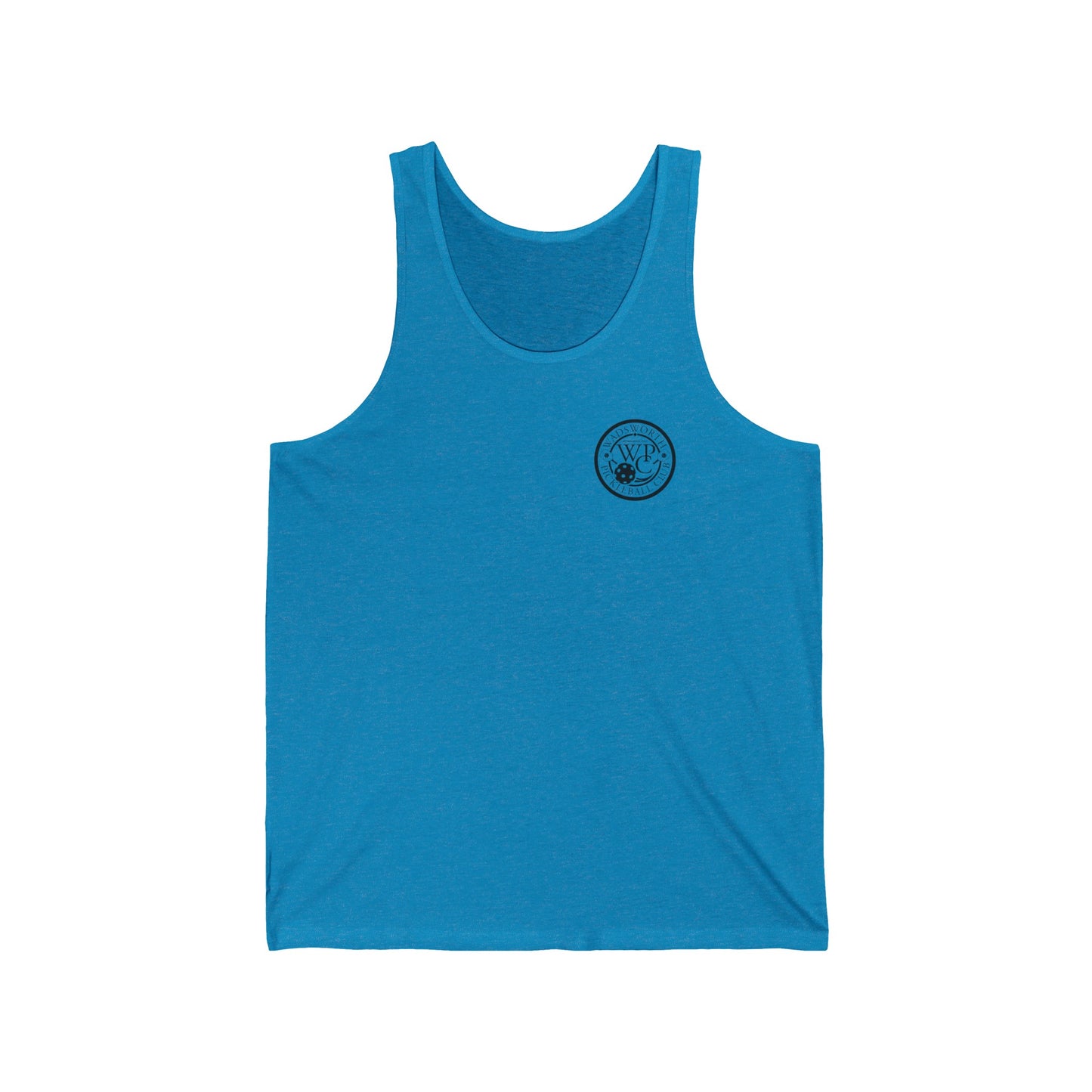 WPC WHITE-BLACK POCKET LOGO (FRONT & BACK) - Unisex Jersey Tank