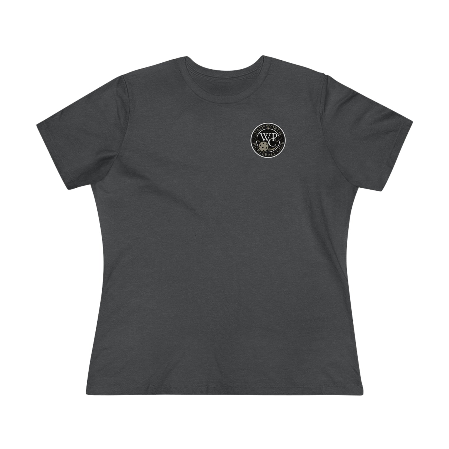 WPC GRAY WHITE, Relaxed Fit Women's T-shirt