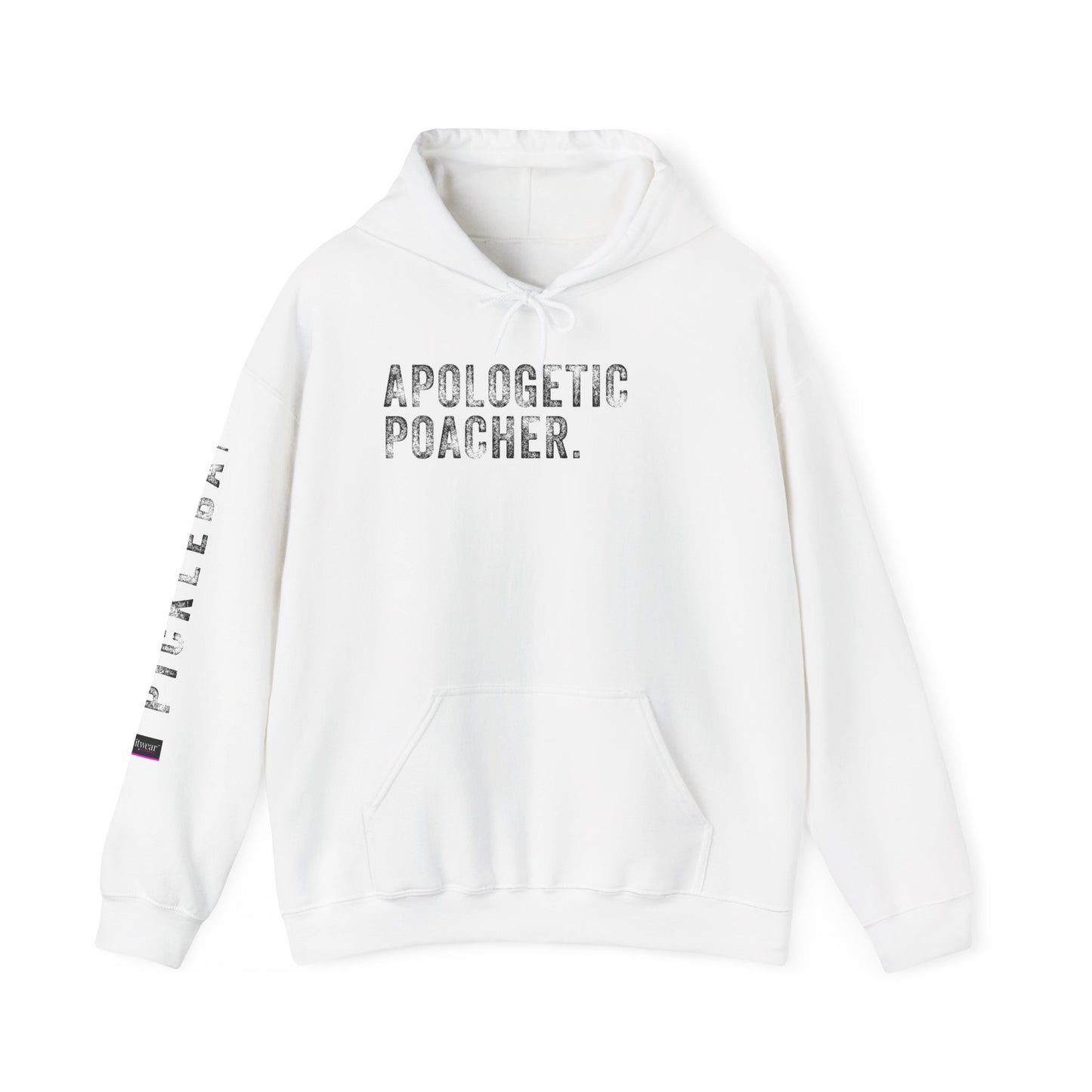 APOLOGETIC POACHER, Unisex Heavy Blend™ Hooded Sweatshirt