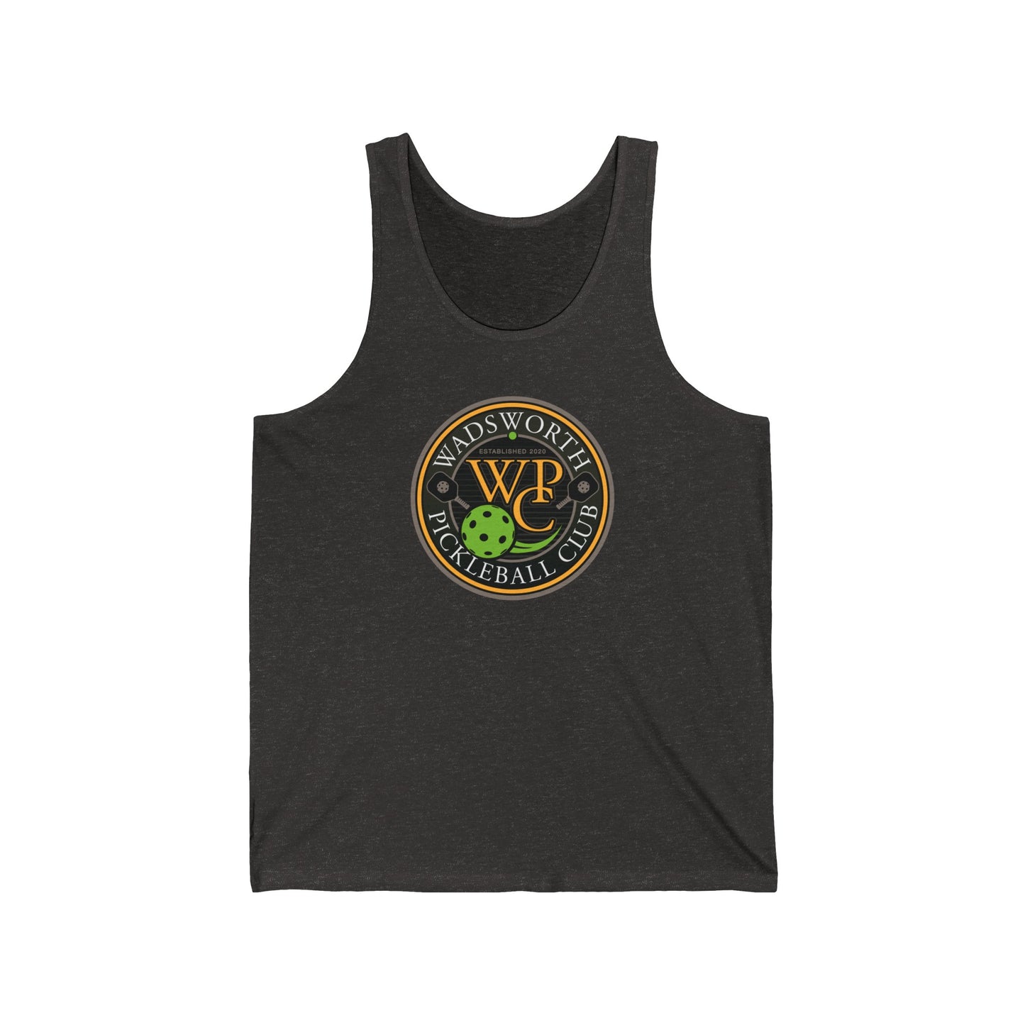 WPC COLOR LOGO (FRONT & PICKLEBALL BACK) - Unisex Jersey Tank