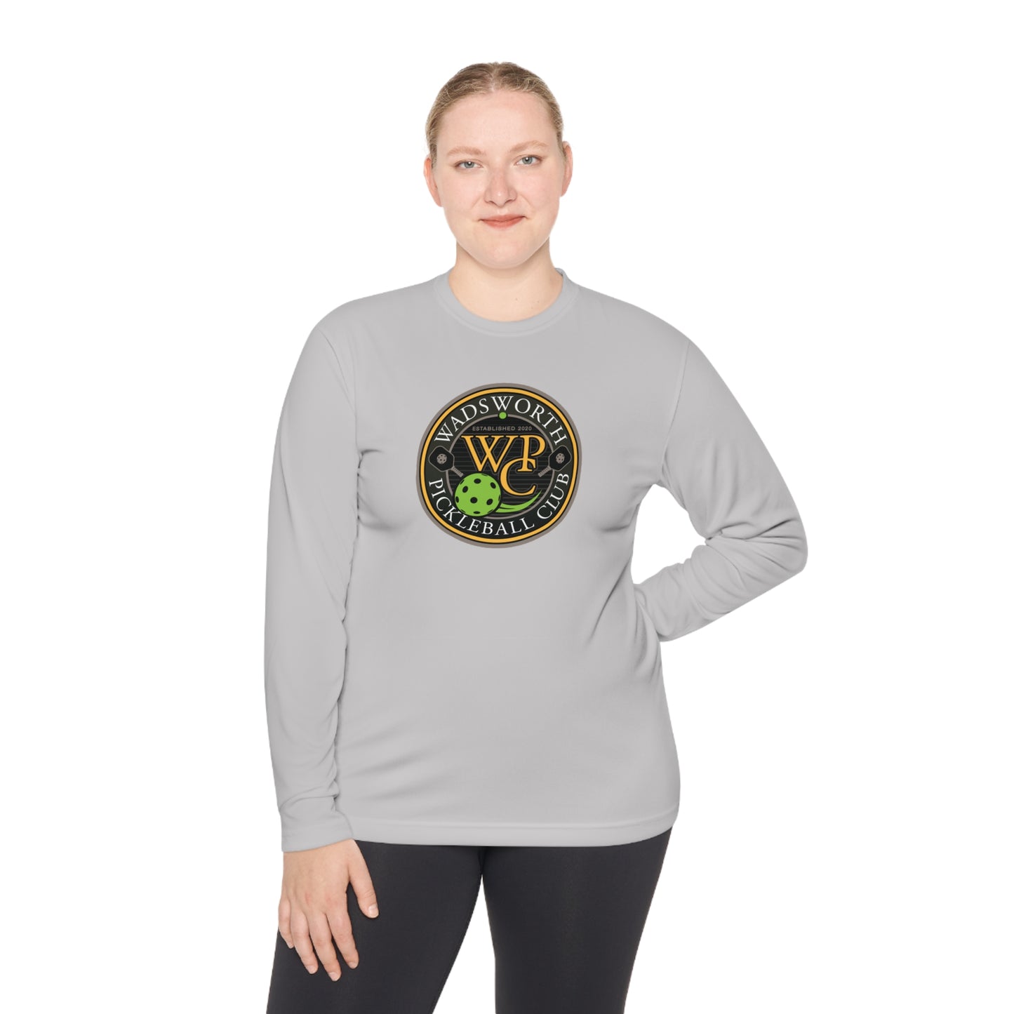 WPC COLOR LOGO SPORT-TEK (FRONT & PICKLEBALL BACK) - Unisex Lightweight Long Sleeve Tee