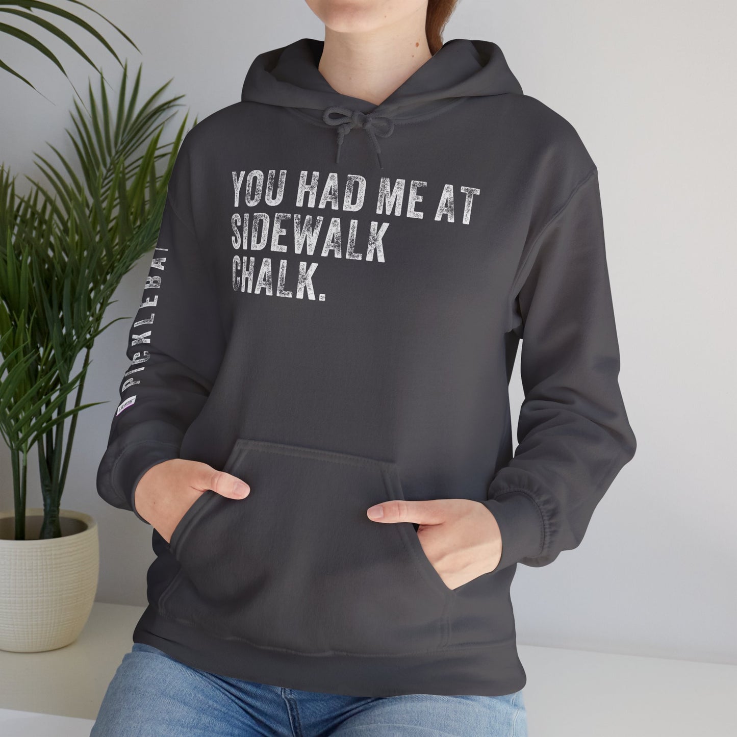 YOU HAD ME AT SIDEWALK CHALK, Unisex Heavy Blend™ Hooded Sweatshirt