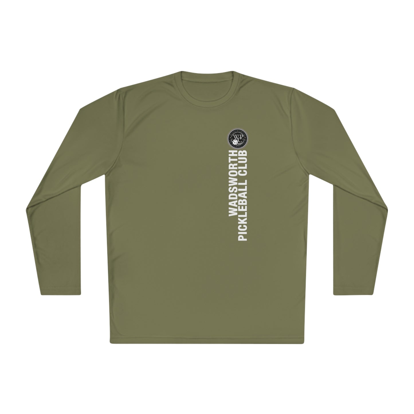 WPC GRAY-WHITE LOGO SPORT-TEK (FRONT & BACK) - Unisex Lightweight Long Sleeve Tee