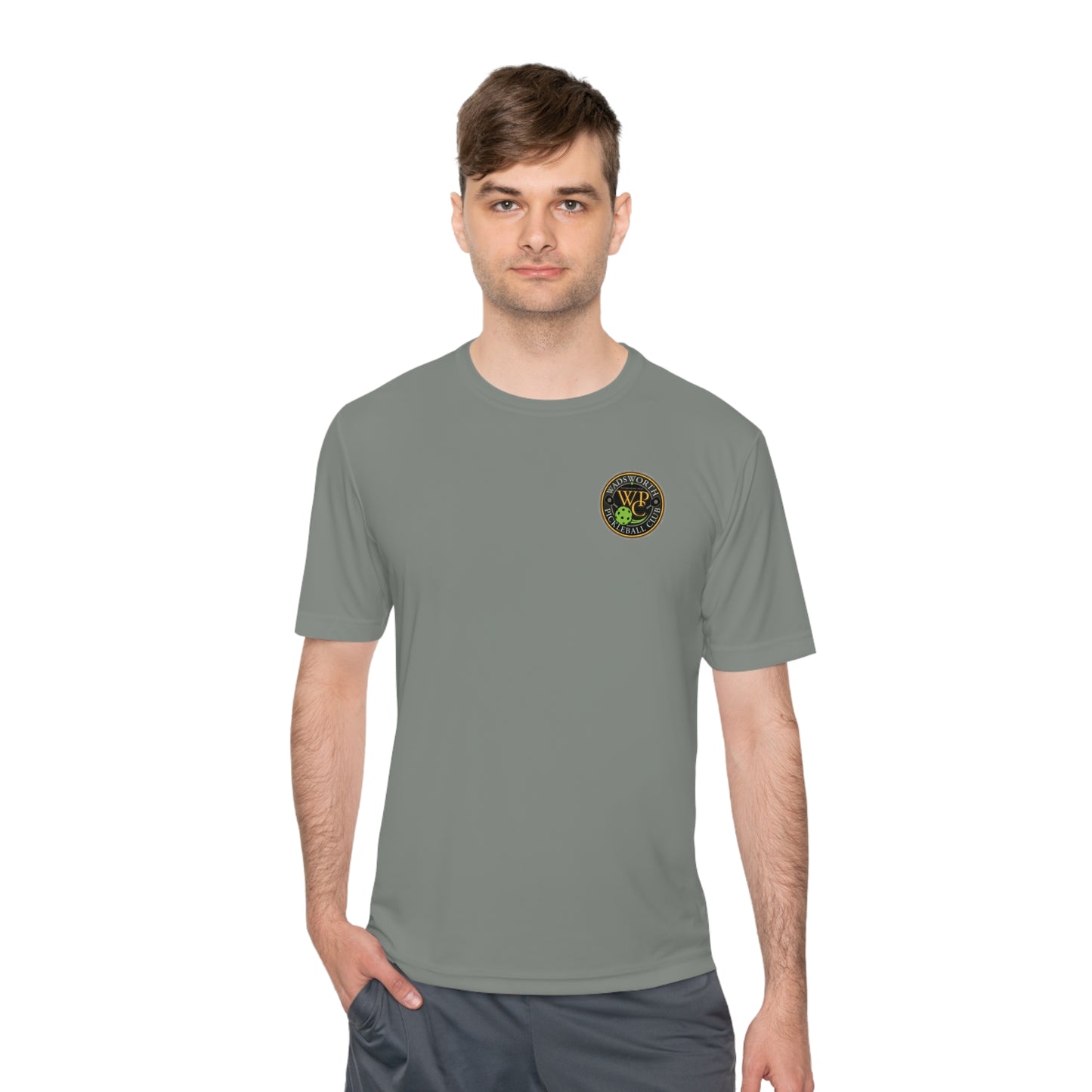 WPC COLOR POCKET LOGO SPORT-TEK (FRONT & PICKLEBALL BACK) - Unisex Moisture Wicking Tee