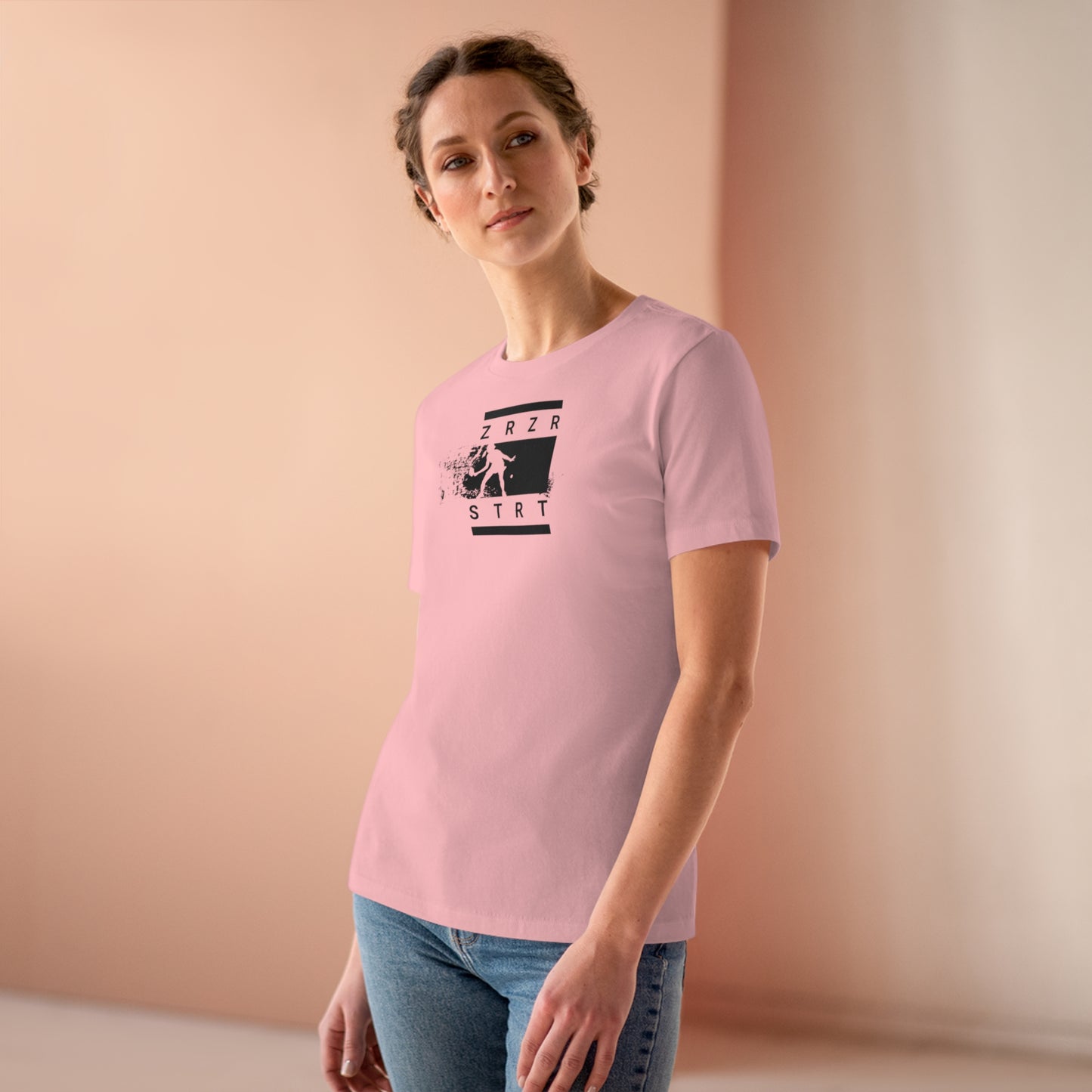 ZERO, ZERO, START, Relaxed Fit Women's T-shirt