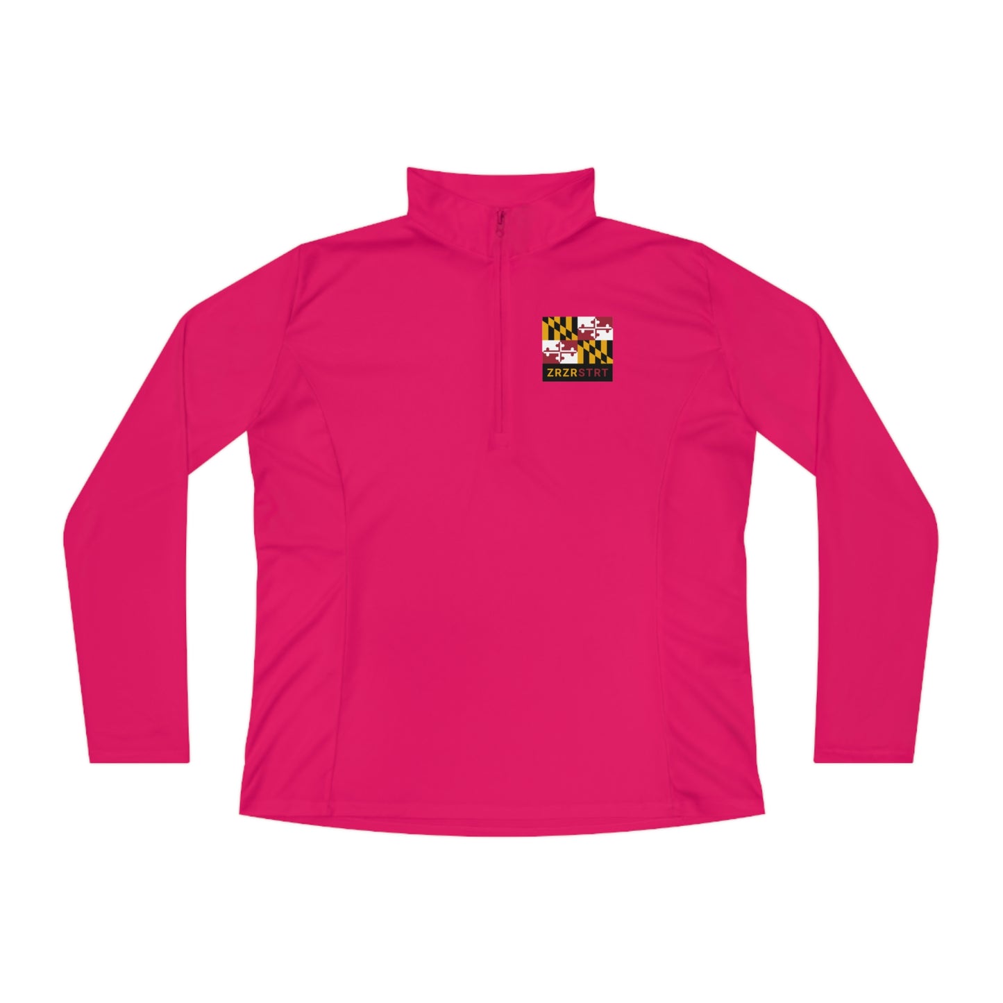 MARYLAND, ZERO, ZERO, START, WOMEN'S SPORT-TEK, Quarter-zip Pullover