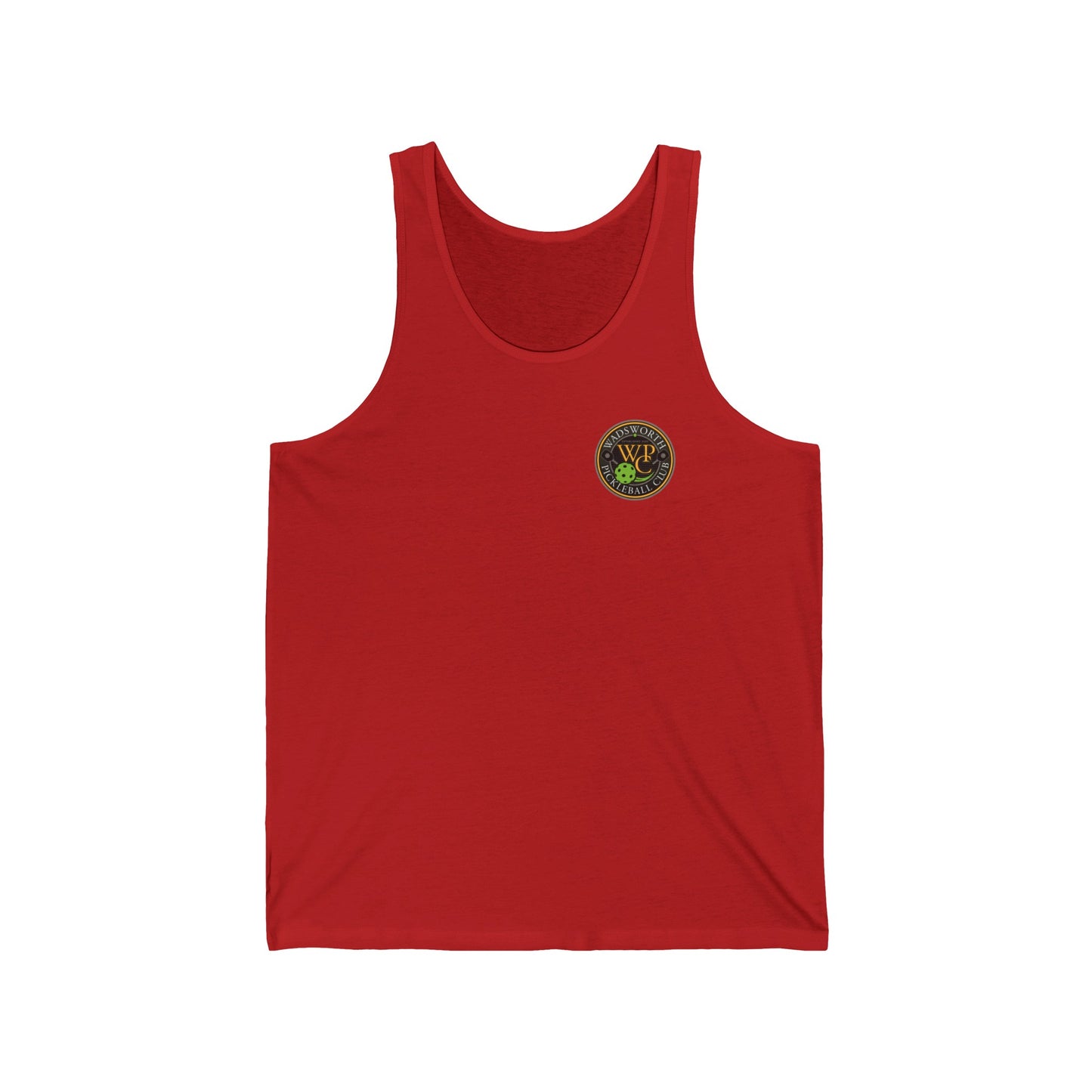 WPC COLOR POCKET LOGO (FRONT & PICKLEBALL BACK) Unisex Jersey Tank