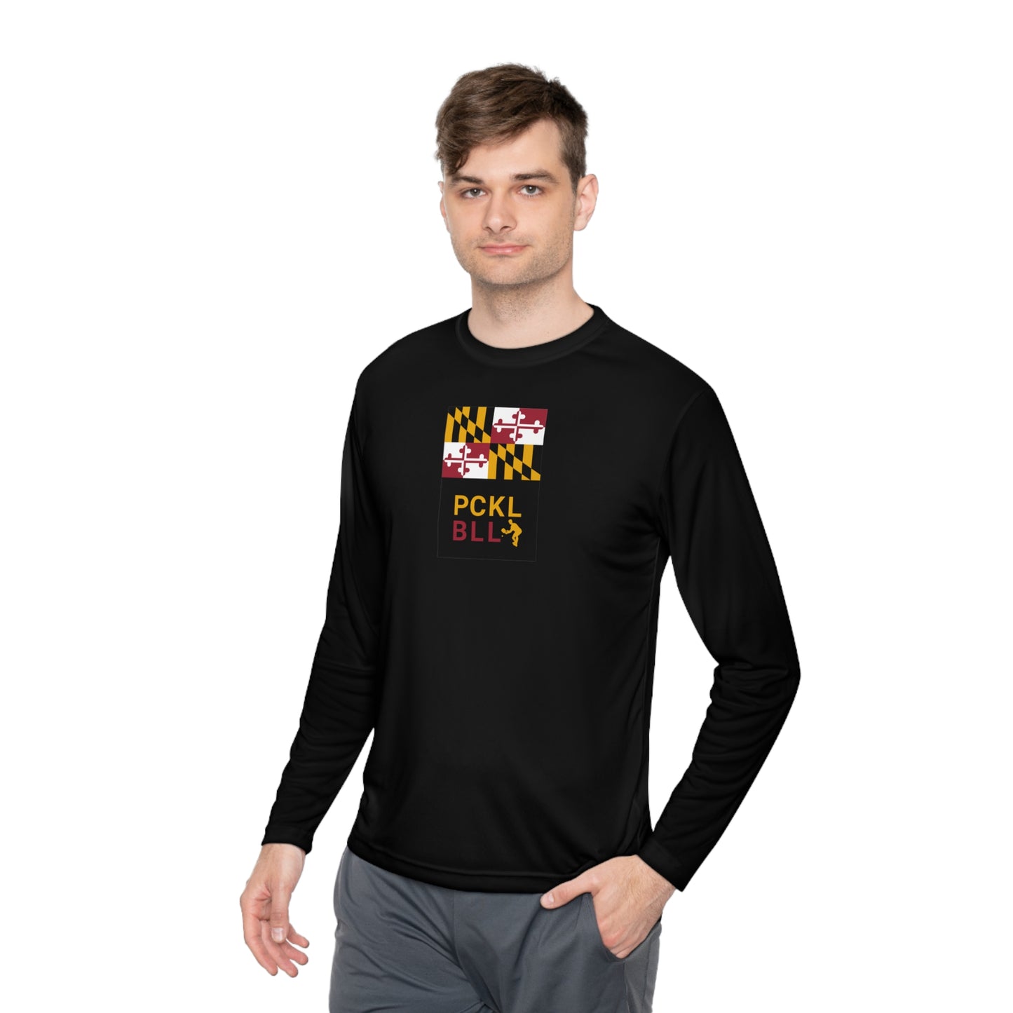 MD FLAG, PCKL-BLL MAN ATHLETE-Unisex Lightweight Long Sleeve Tee