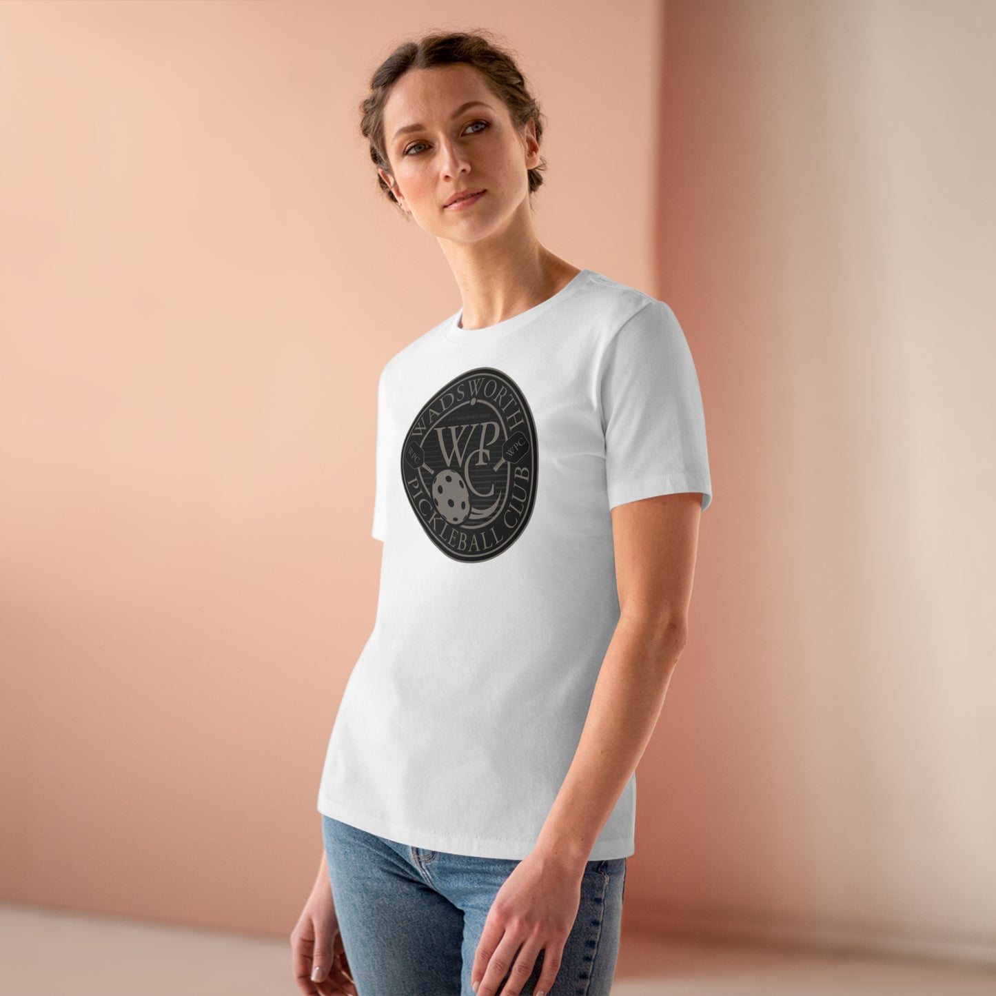 WPC GRAY BLACK, Relaxed Fit Women's T-shirt