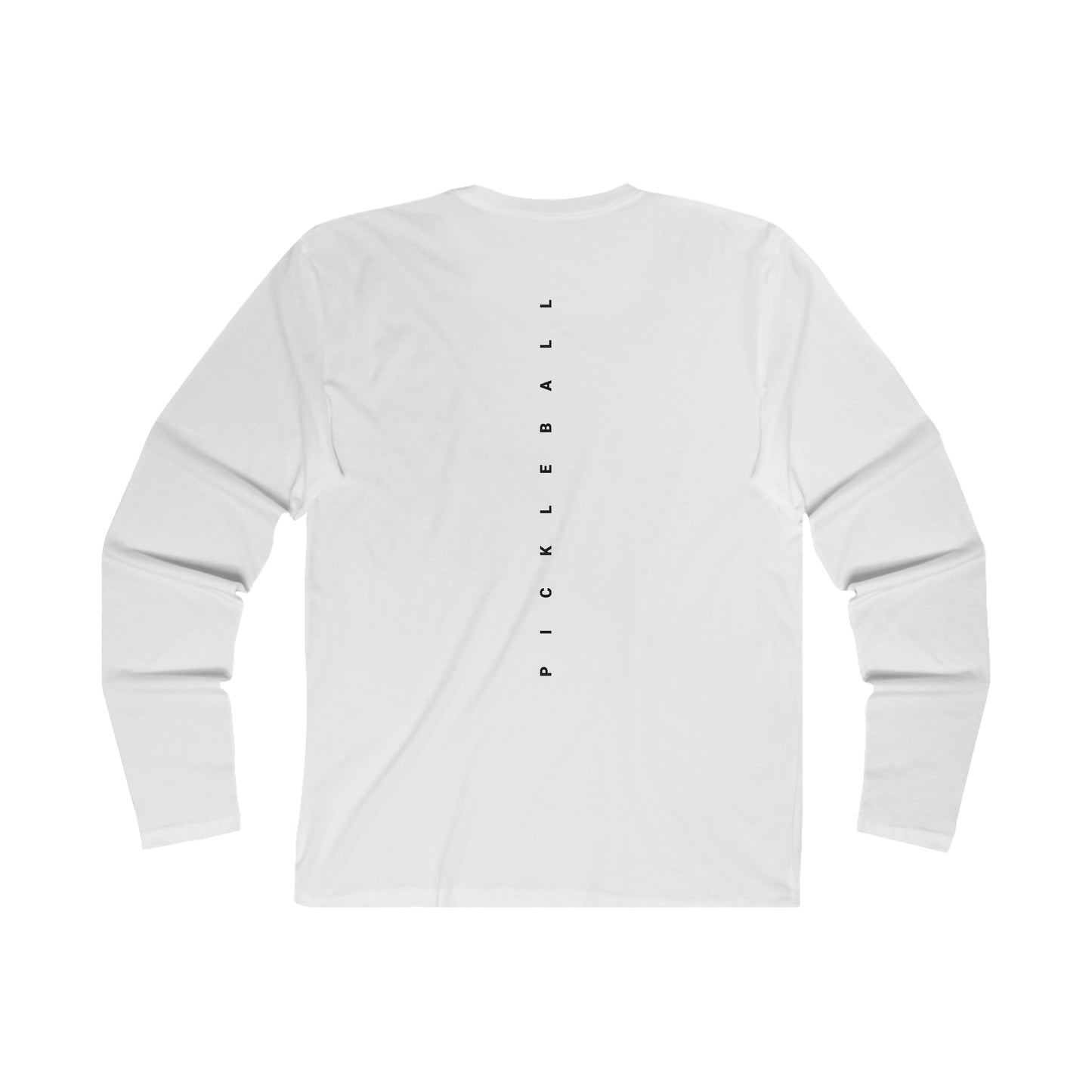 MEN'S PICKLEBALL MEDALLION (FRONT & BACK), Men's Long Sleeve Crew Tee