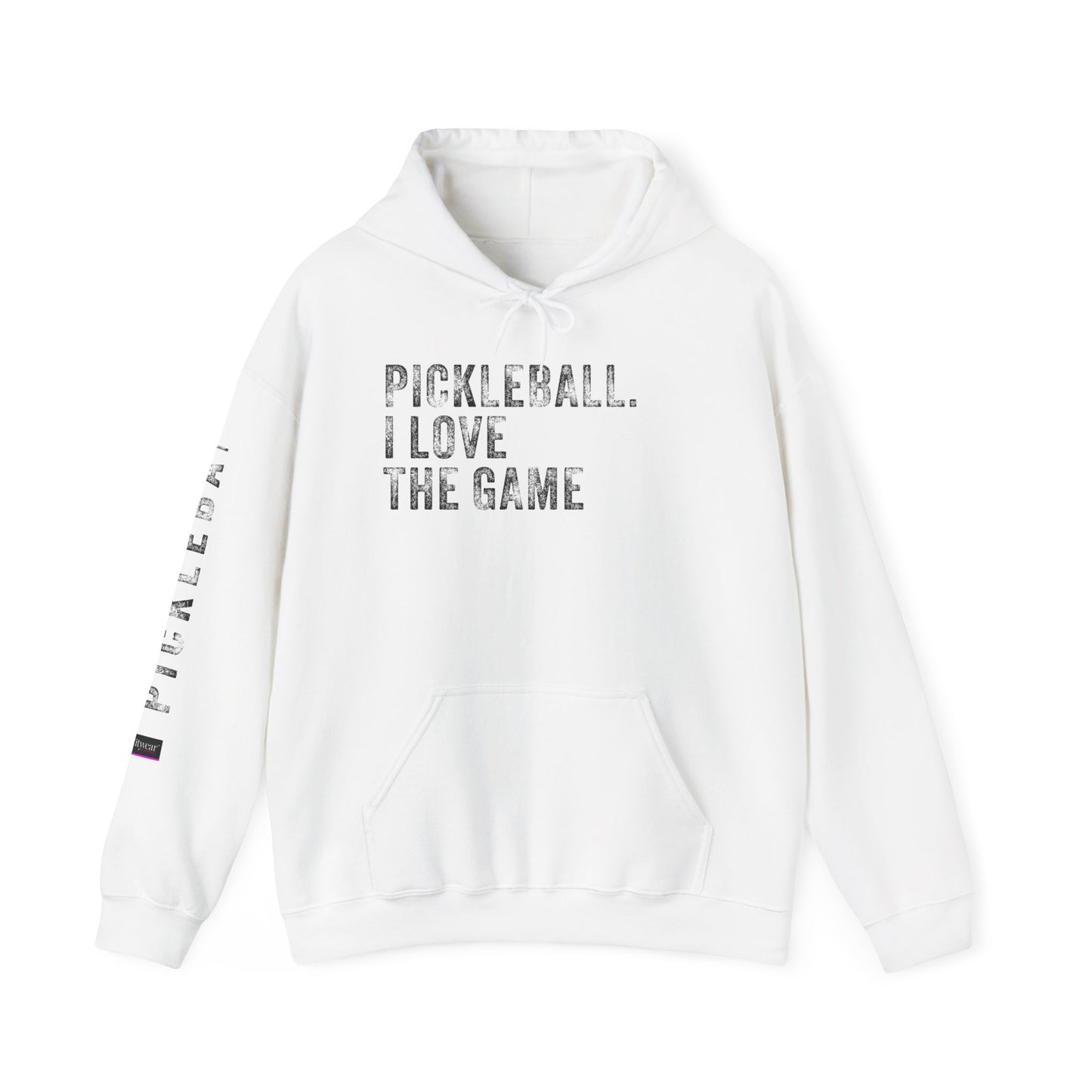 PICKLEBALL. I LOVE THE GAME. Unisex Heavy Blend™ Hooded Sweatshirt