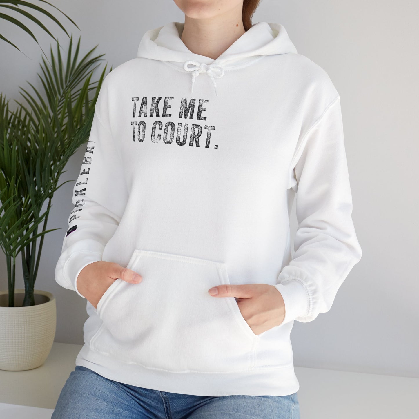 TAKE ME TO COURT, Unisex Heavy Blend™ Hooded Sweatshirt