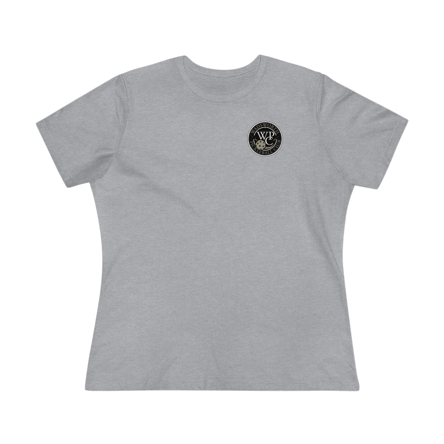 WPC GRAY WHITE, Relaxed Fit Women's T-shirt