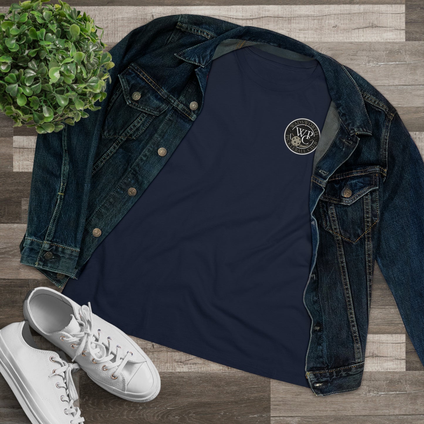 WPC GRAY WHITE, Relaxed Fit Women's T-shirt