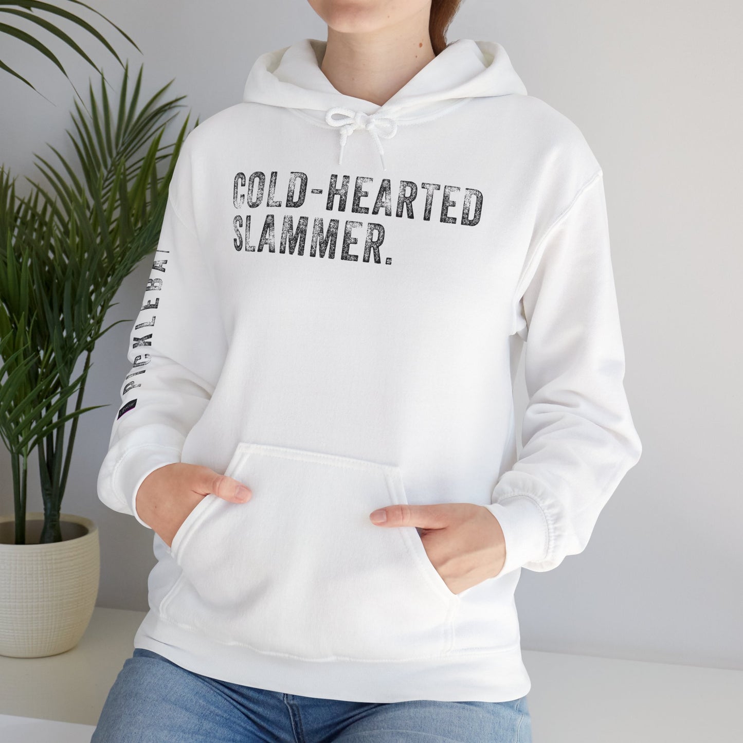 COLD-HEARTED SLAMMER, Unisex Heavy Blend™ Hooded Sweatshirt