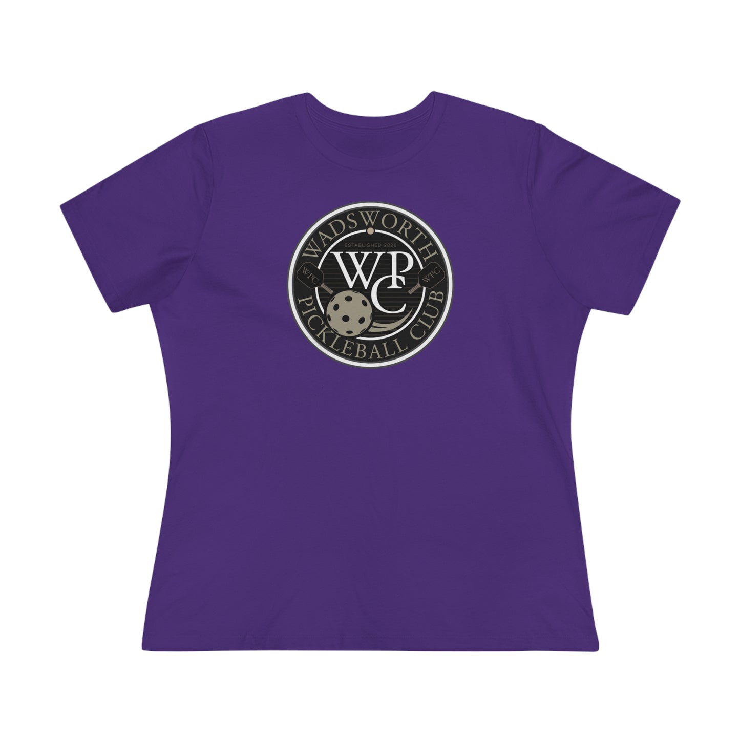 WPC GRAY WHITE, Relaxed Fit Women's T-shirt