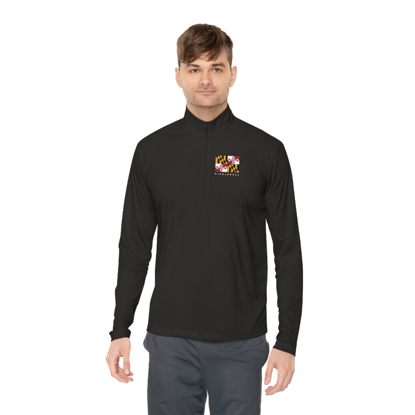 MARYLAND PICKLEBALL, SPORT-TEK, Unisex Quarter-Zip Pullover