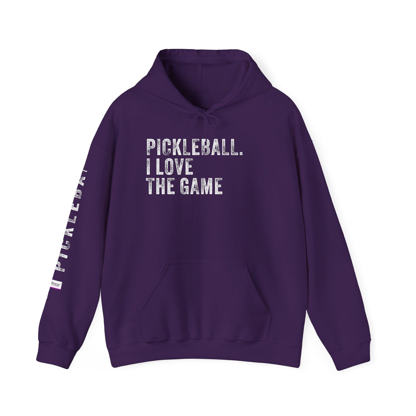 PICKLEBALL. I LOVE THE GAME. Unisex Heavy Blend™ Hooded Sweatshirt