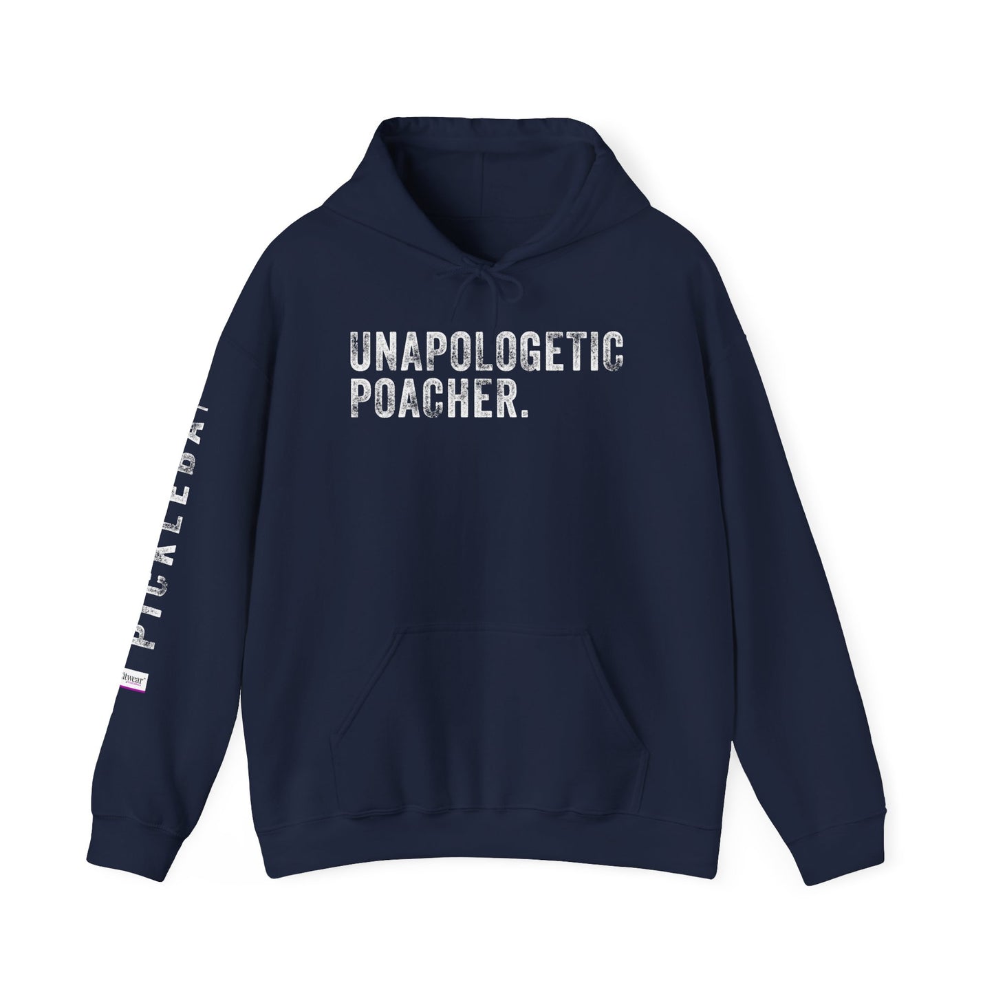 UNAPOLOGETIC POACHER, Unisex Heavy Blend™ Hooded Sweatshirt