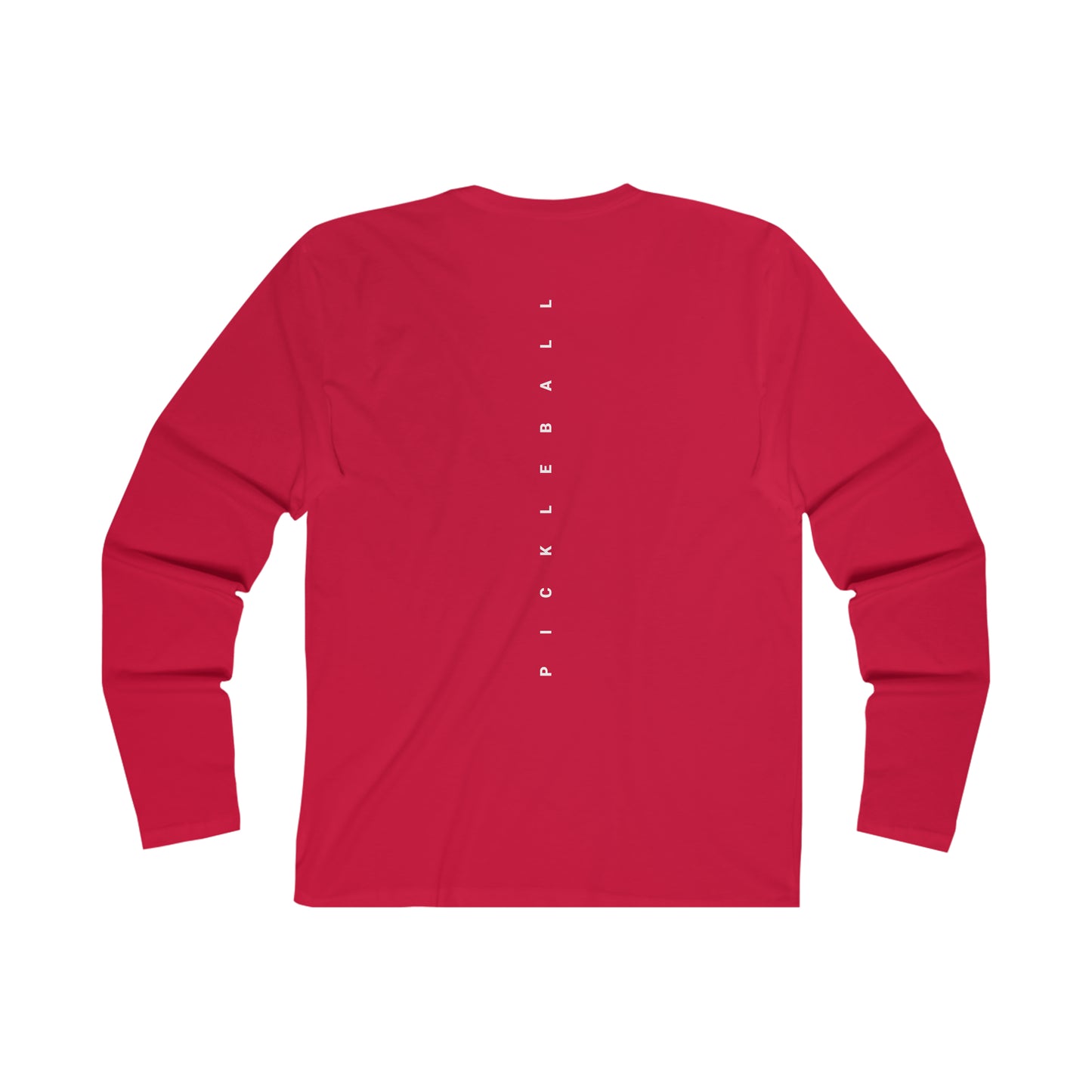 MEN'S PICKLEBALL MEDALLION (FRONT & BACK), Men's Long Sleeve Crew Tee