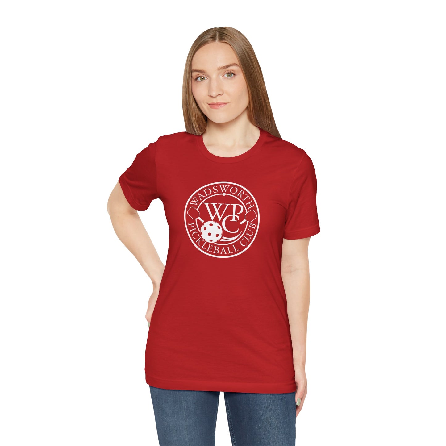 WPC White Logo- Unisex Jersey Short Sleeve Tee