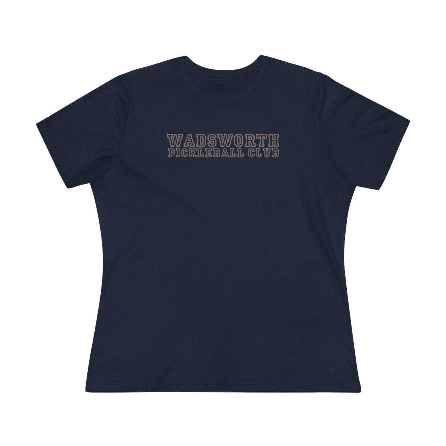 WPC COLLEGE FONT, Relaxed Fit Women's T-shirt