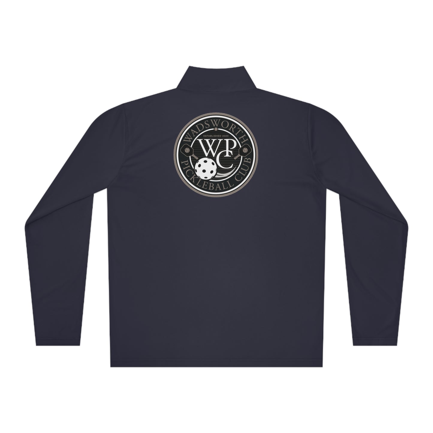 WPC GRAY LOGOS (FRONT & BACK) - Unisex Quarter-Zip Pullover