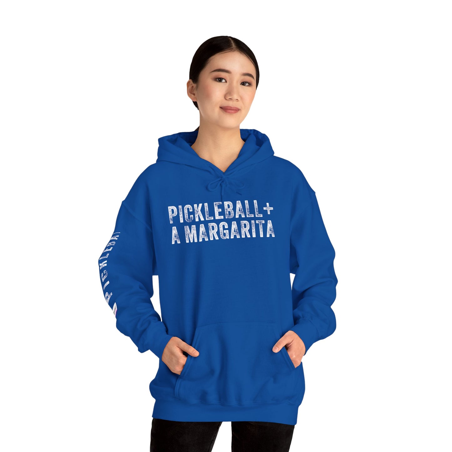PICKLEBALL + A MARGARITA, Unisex Heavy Blend™ Hooded Sweatshirt