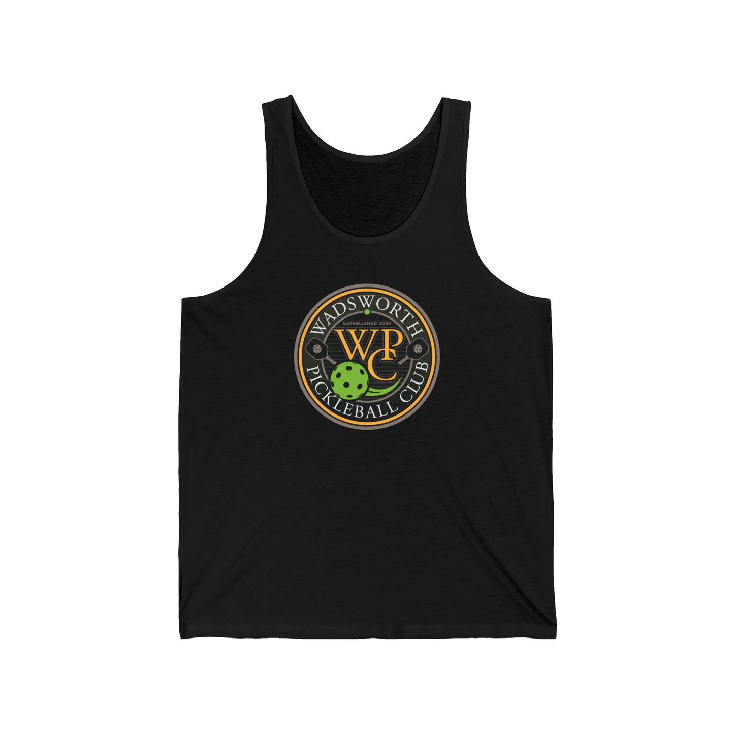 WPC COLOR LOGO (FRONT & PICKLEBALL BACK) - Unisex Jersey Tank