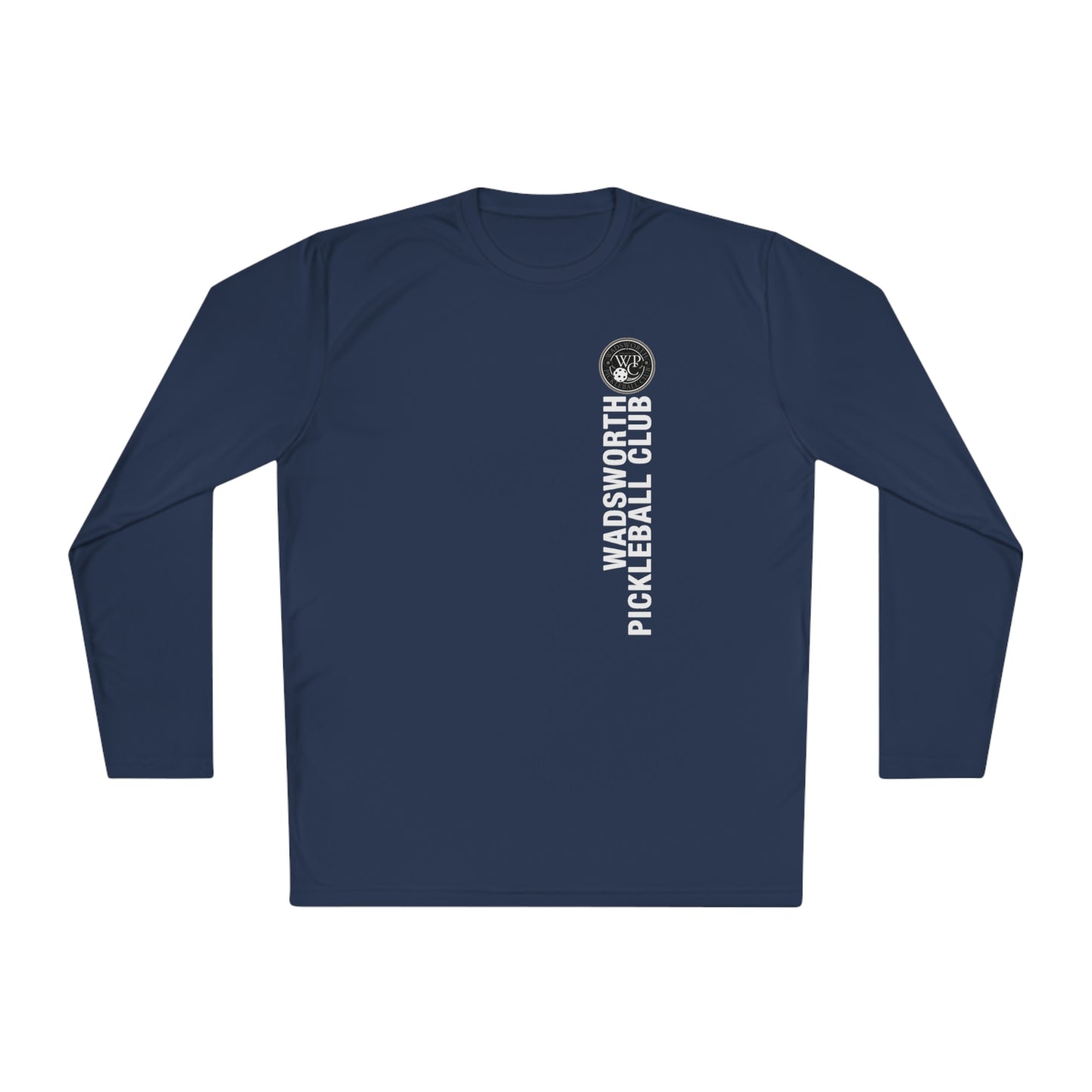 WPC GRAY-WHITE LOGO SPORT-TEK (FRONT & BACK) - Unisex Lightweight Long Sleeve Tee