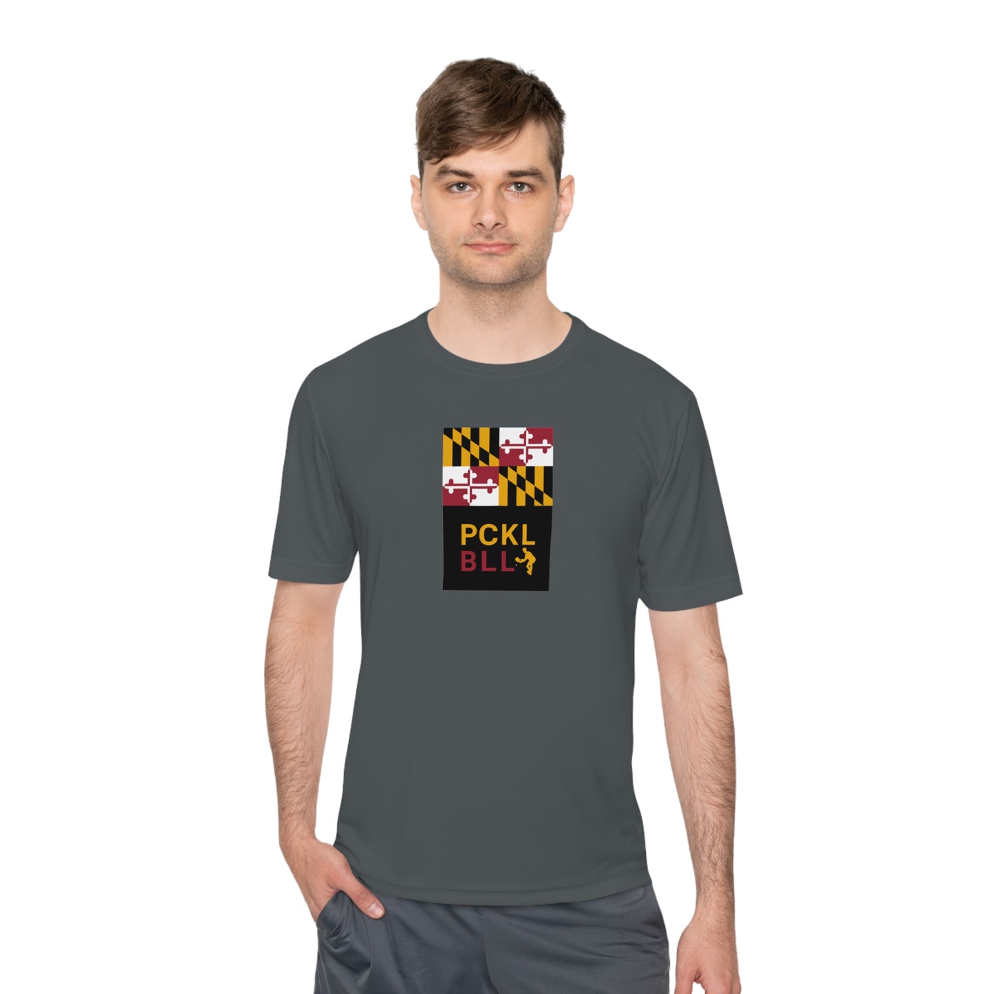 MD FLAG, PCKL-BLL MAN ATHLETE- Unisex Moisture Wicking Tee