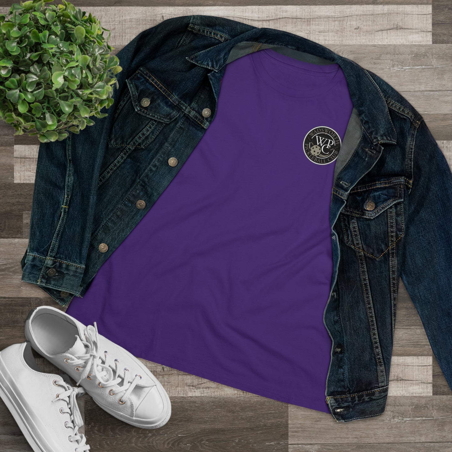 WPC GRAY WHITE, Relaxed Fit Women's T-shirt