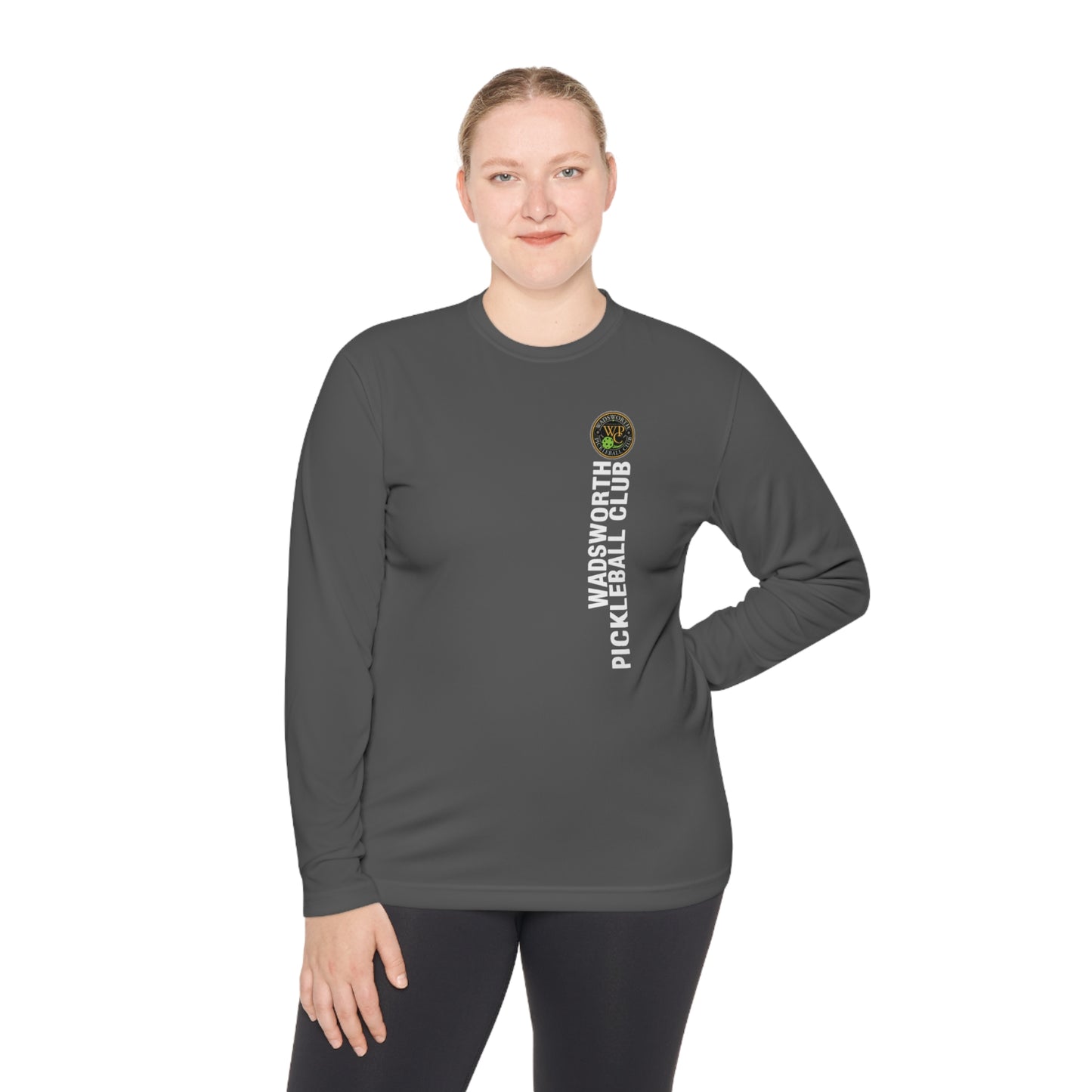 WPC COLOR VERTICAL LOGO SPORT-TEK (FRONT & BACK) - Unisex Lightweight Long Sleeve Tee
