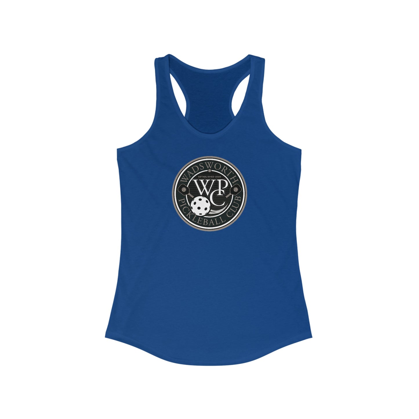 WPC GRAY LOGO (FRONT ONLY) - Women's Ideal Racerback Tank