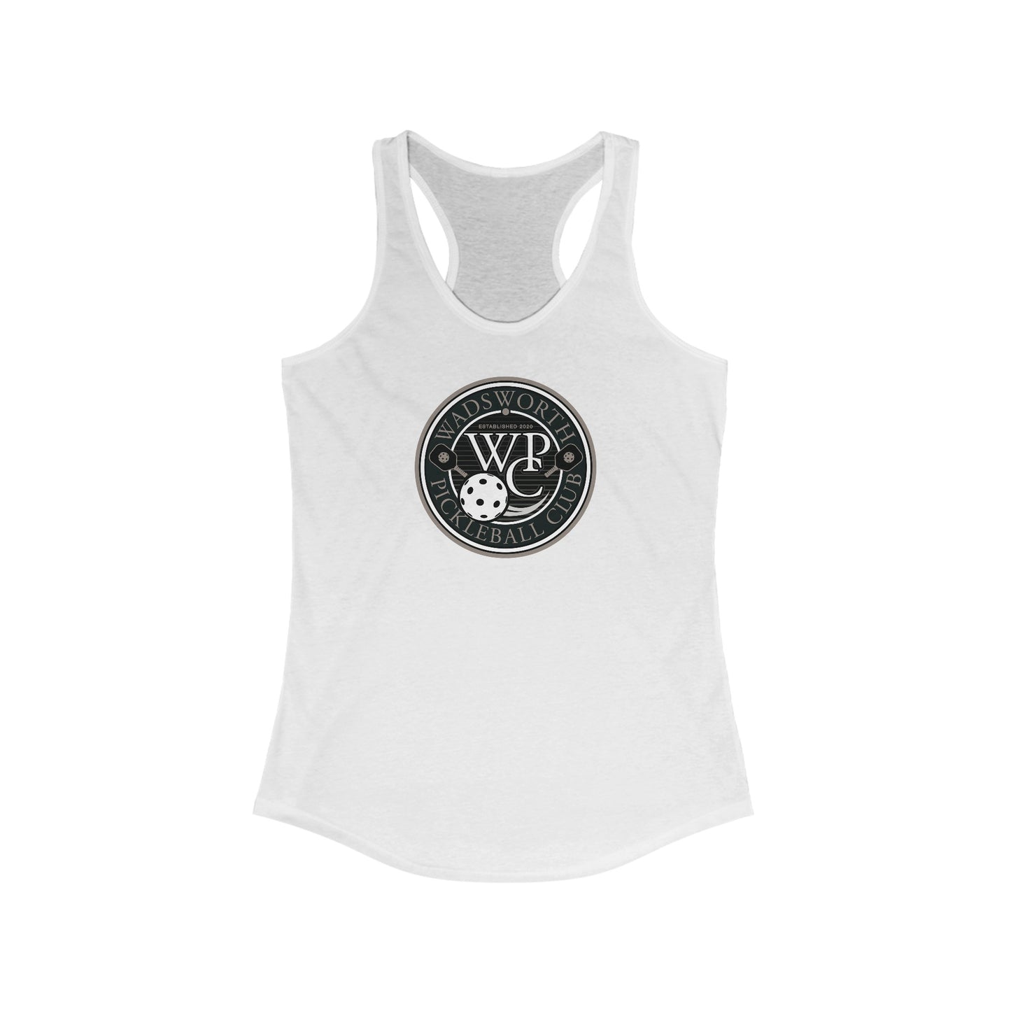 WPC GRAY LOGO (FRONT ONLY) - Women's Ideal Racerback Tank