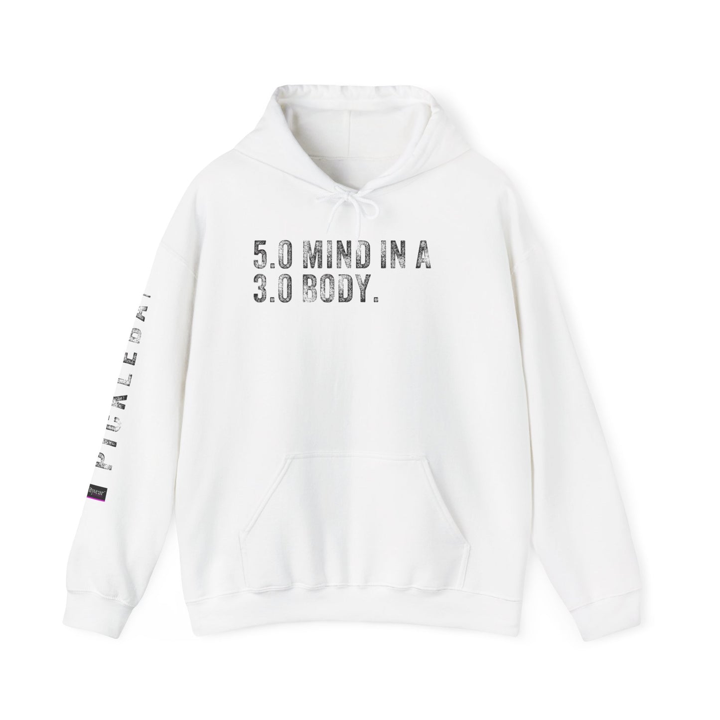5.0 MIND IN A 3.0 BODY, Unisex Heavy Blend™ Hooded Sweatshirt