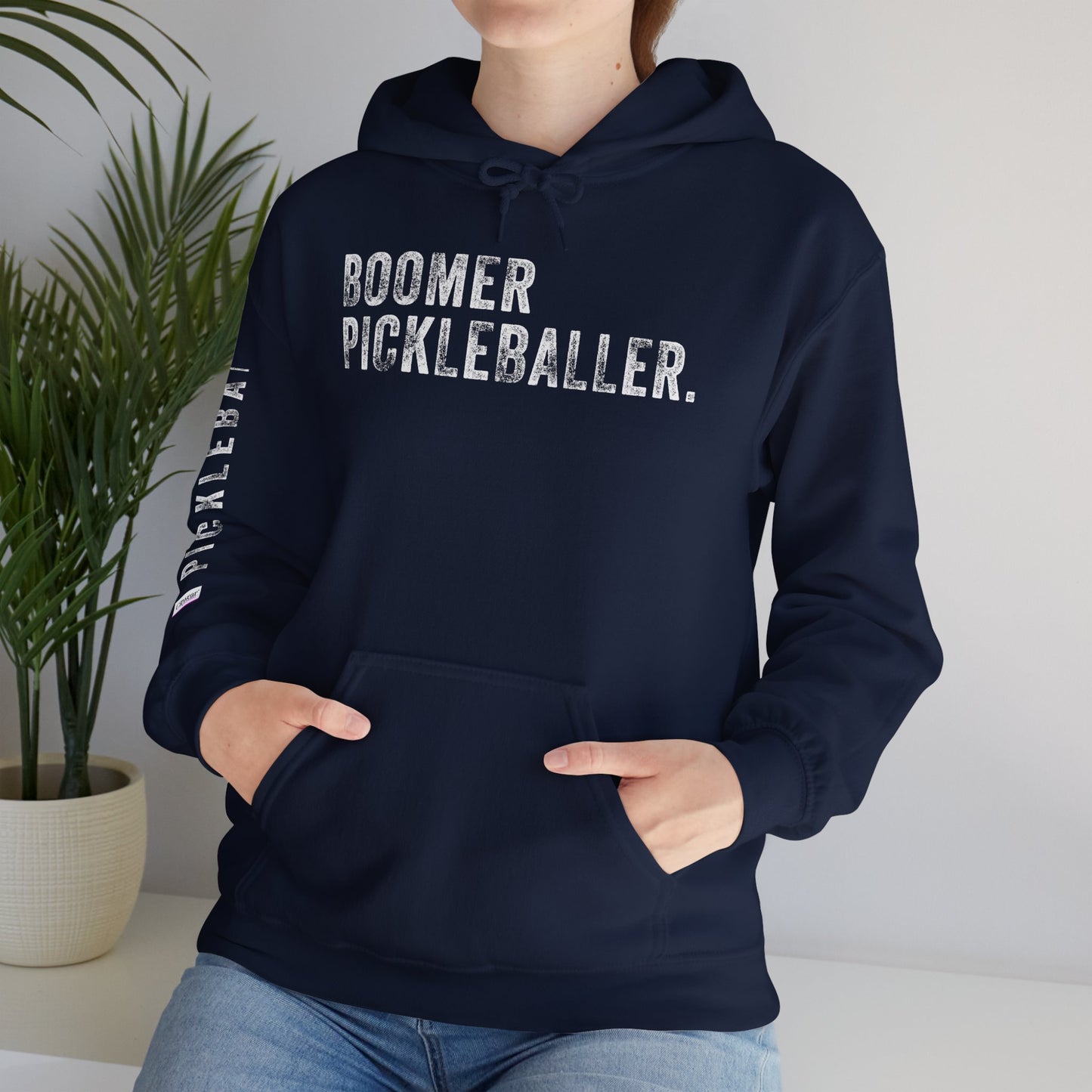 BOOMER PICKLEBALLER, Unisex Heavy Blend™ Hooded Sweatshirt