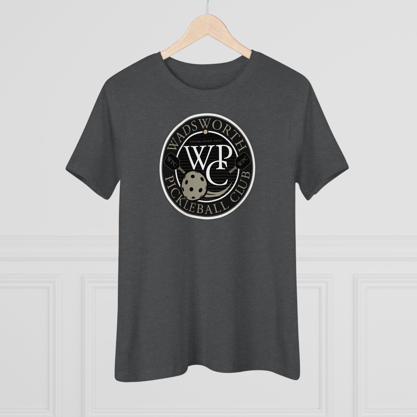 WPC GRAY WHITE, Relaxed Fit Women's T-shirt