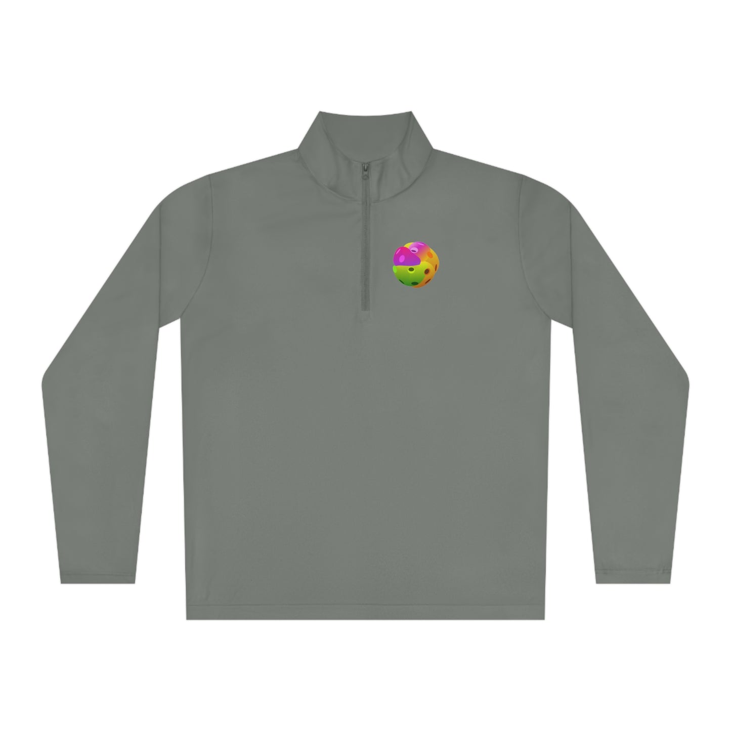 PICKLEBALL ABSTRACT, SPORT-TEK: Unisex Quarter-zip Pullover