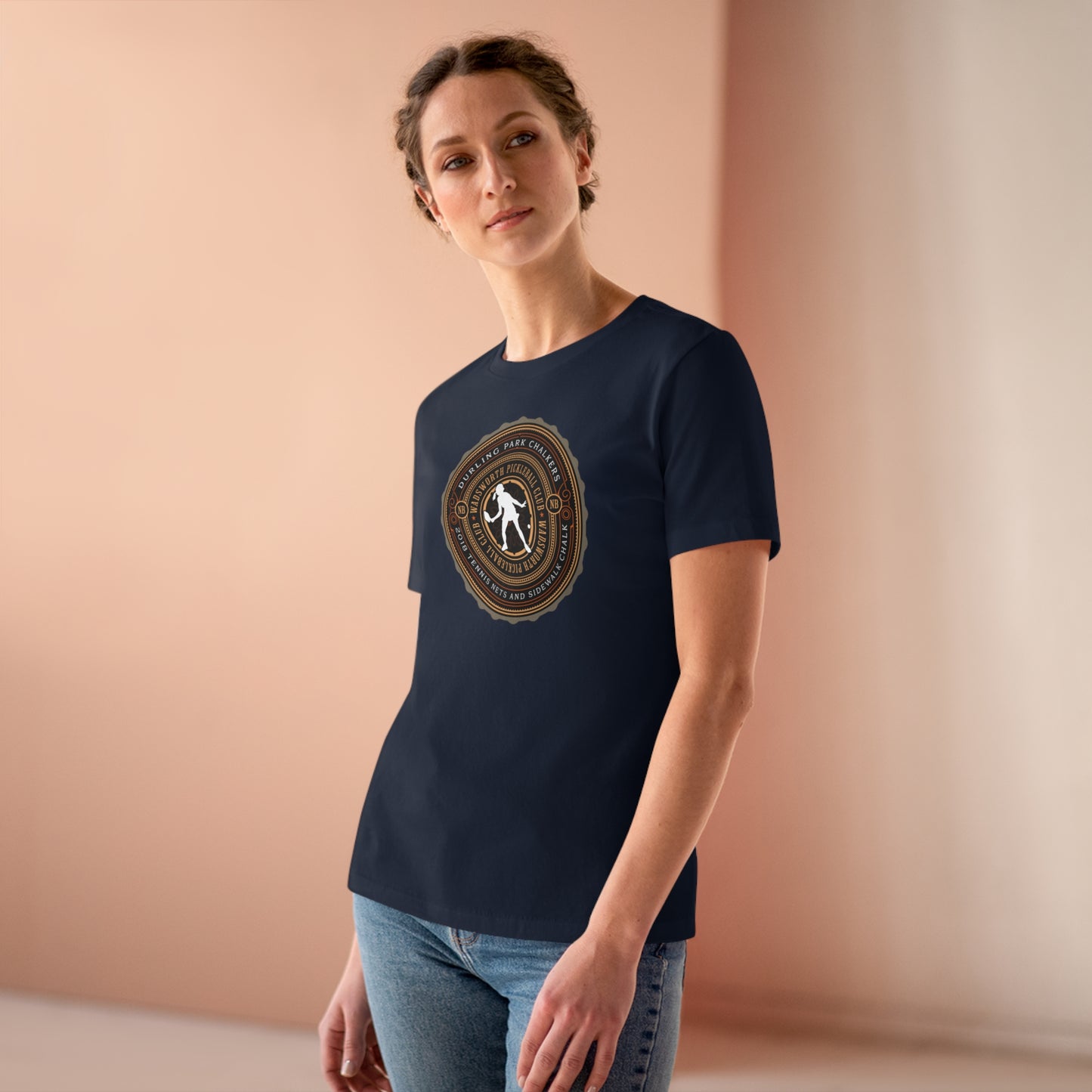 BEDILLION-DURLING PARK CHALKERS (FRONT & BACK), Women's Relaxed Fit T-shirt