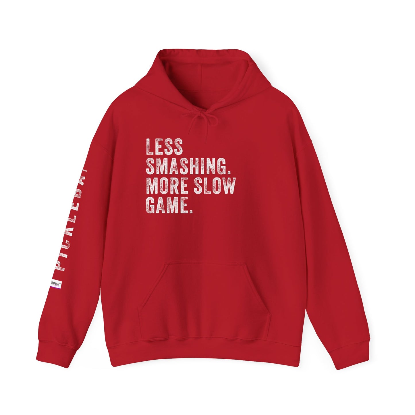 LESS SMASHING. MORE SLOW GAME. Unisex Heavy Blend™ Hooded Sweatshirt